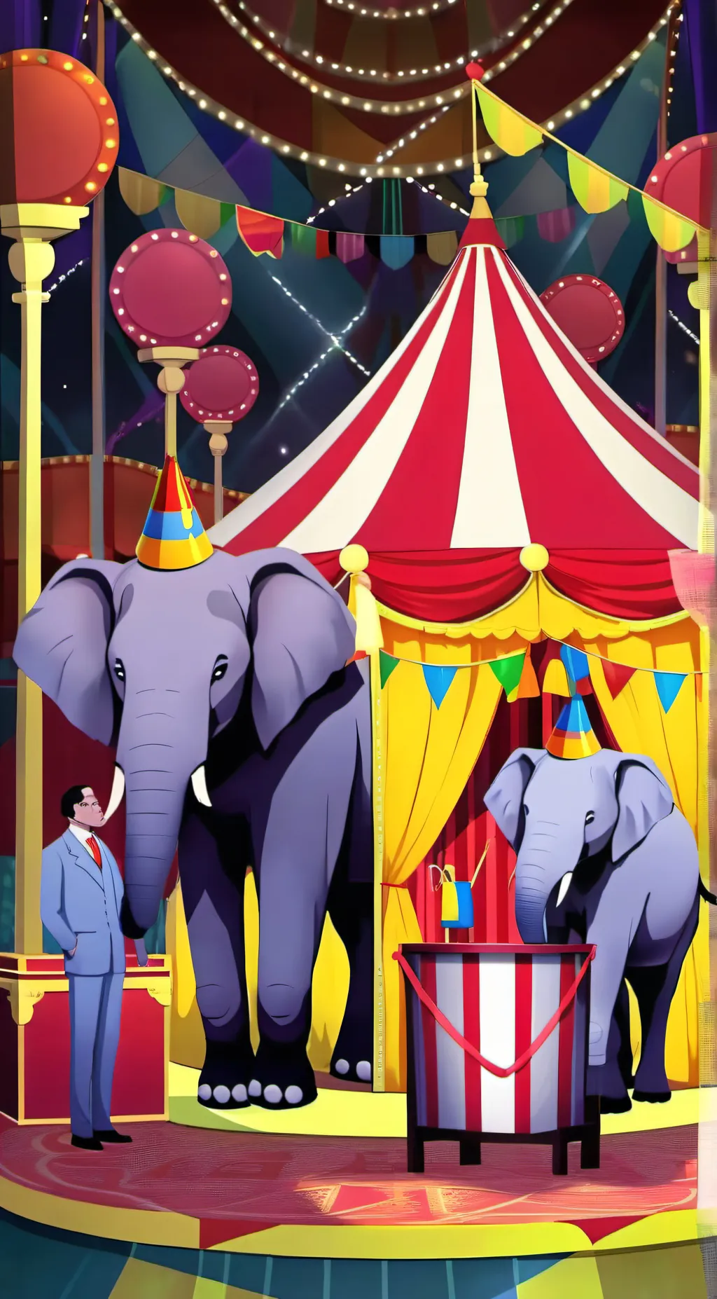 ai character: tadc but sus background