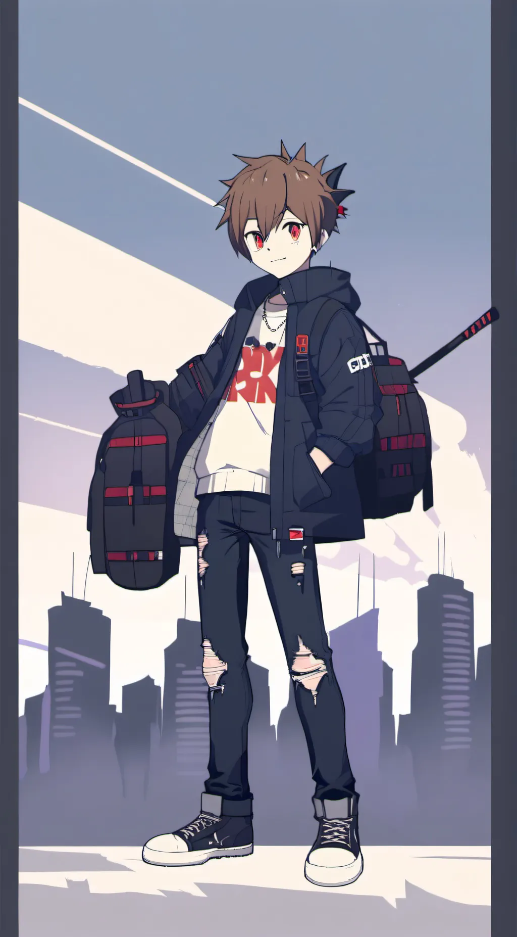 ai character: kai background