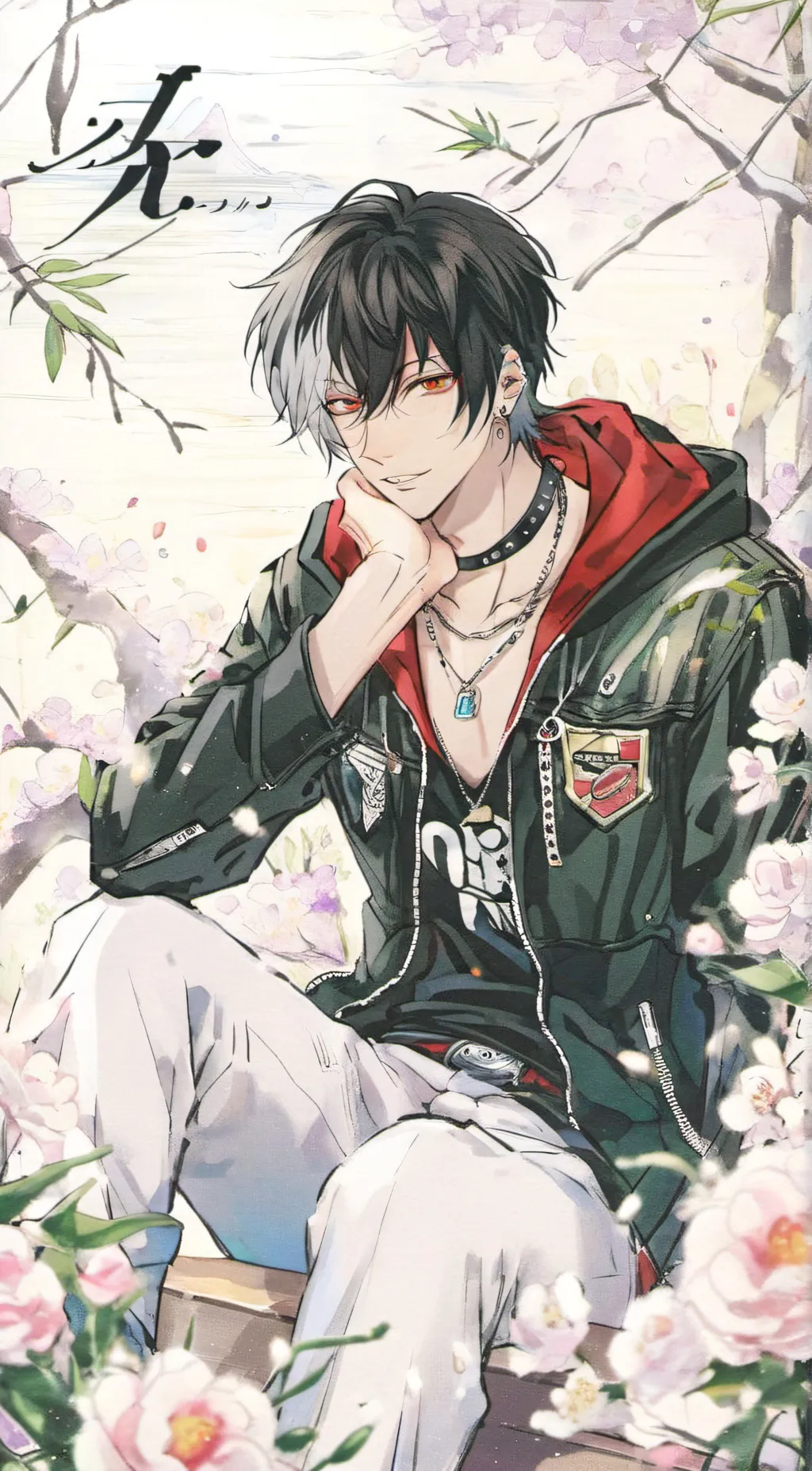 ai character: ~hankai~ background