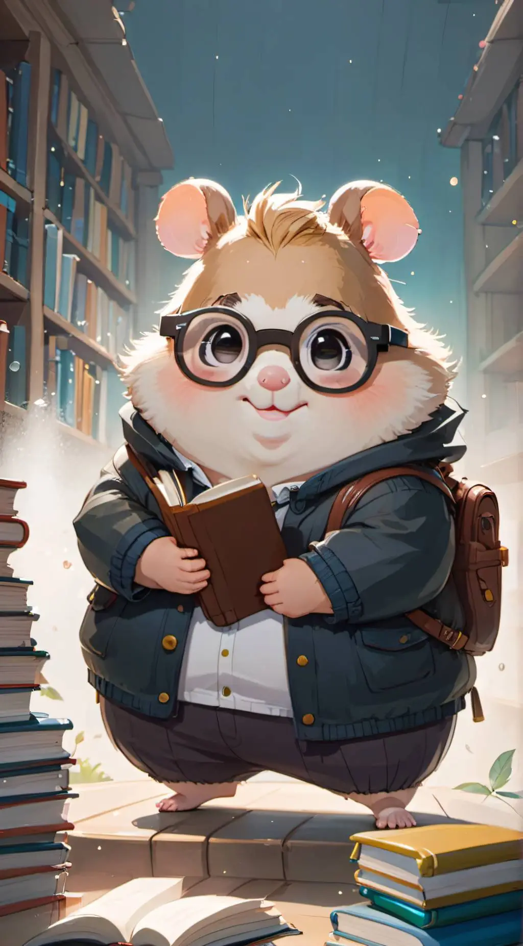 ai character: Beanie background