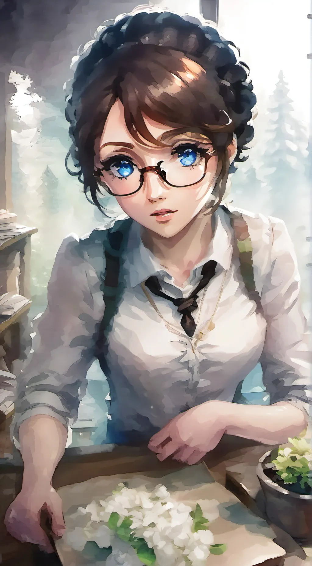 ai character: Ollie background