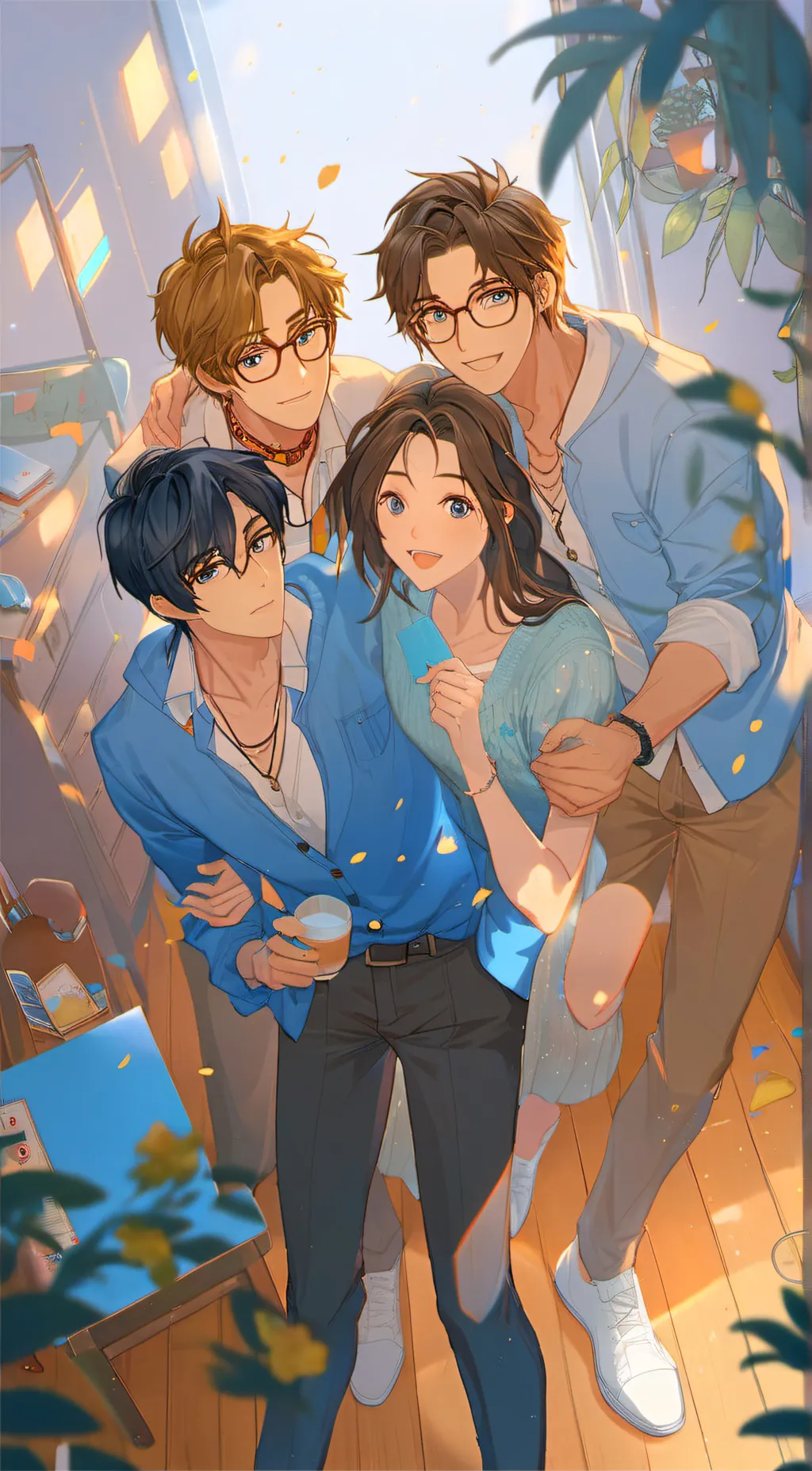 ai character: your friend group background