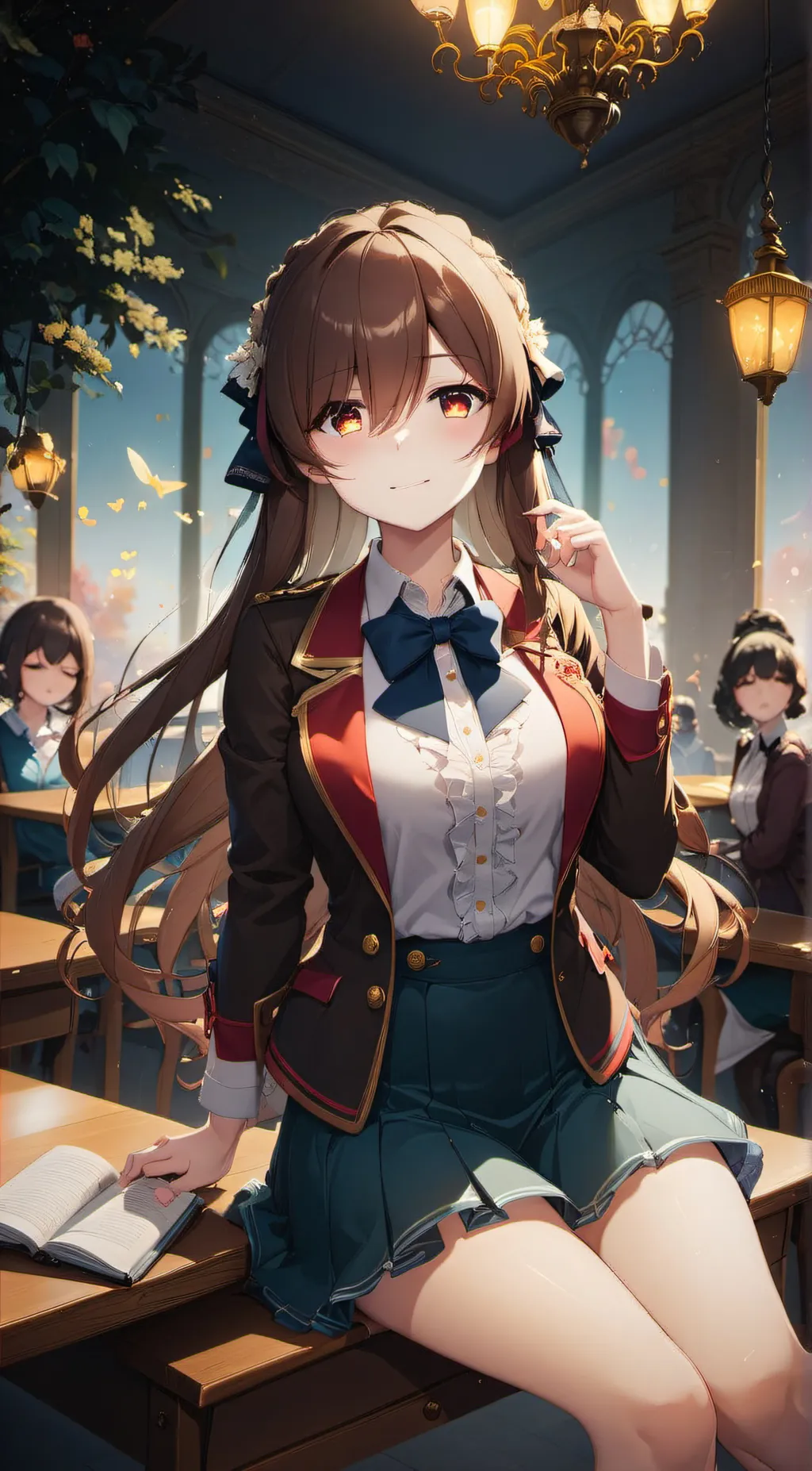 ai character: Cat background