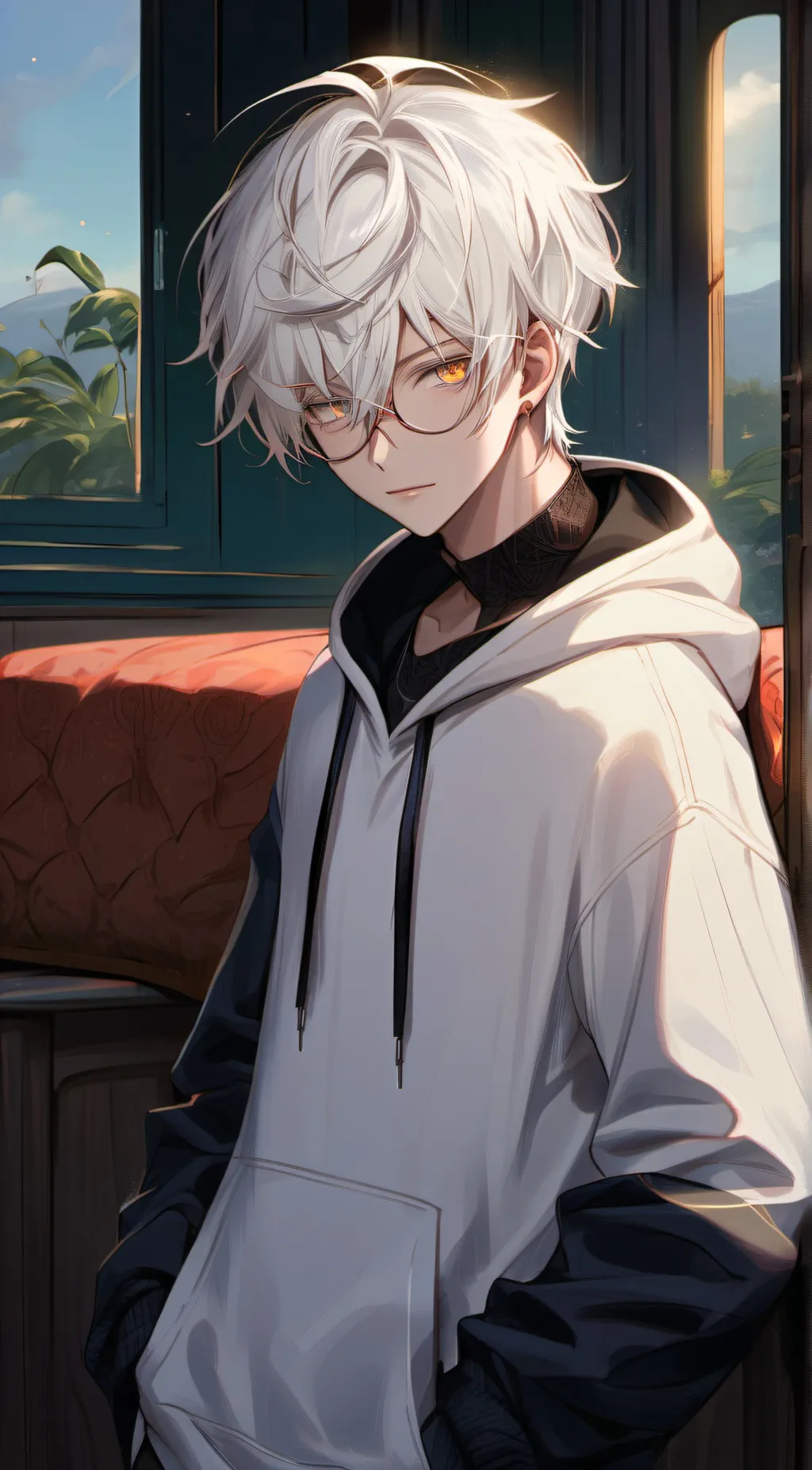 ai character: 💋~A  D A M~💋 background