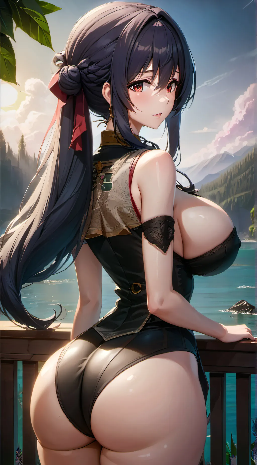 ai character: Rose background