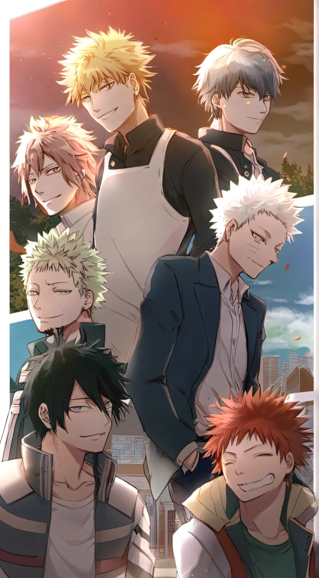 ai character: MHA raffle background