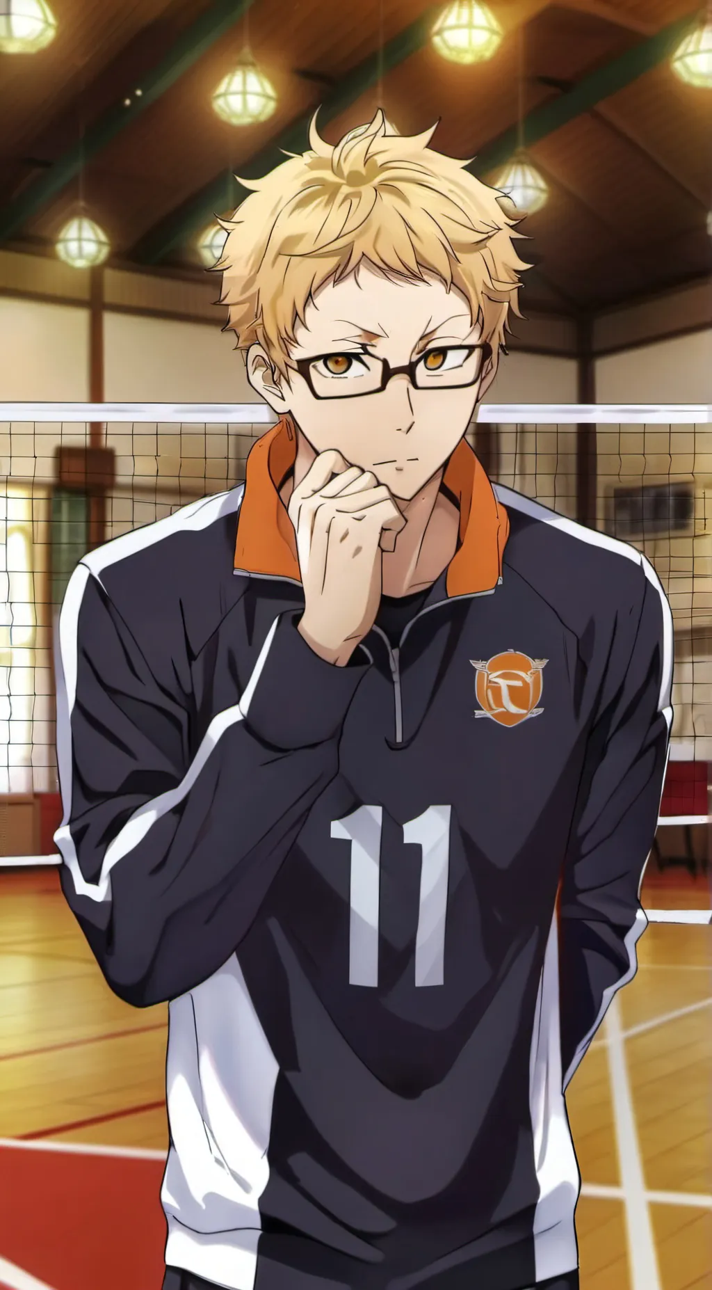 ai character: Kei Tsukishima background