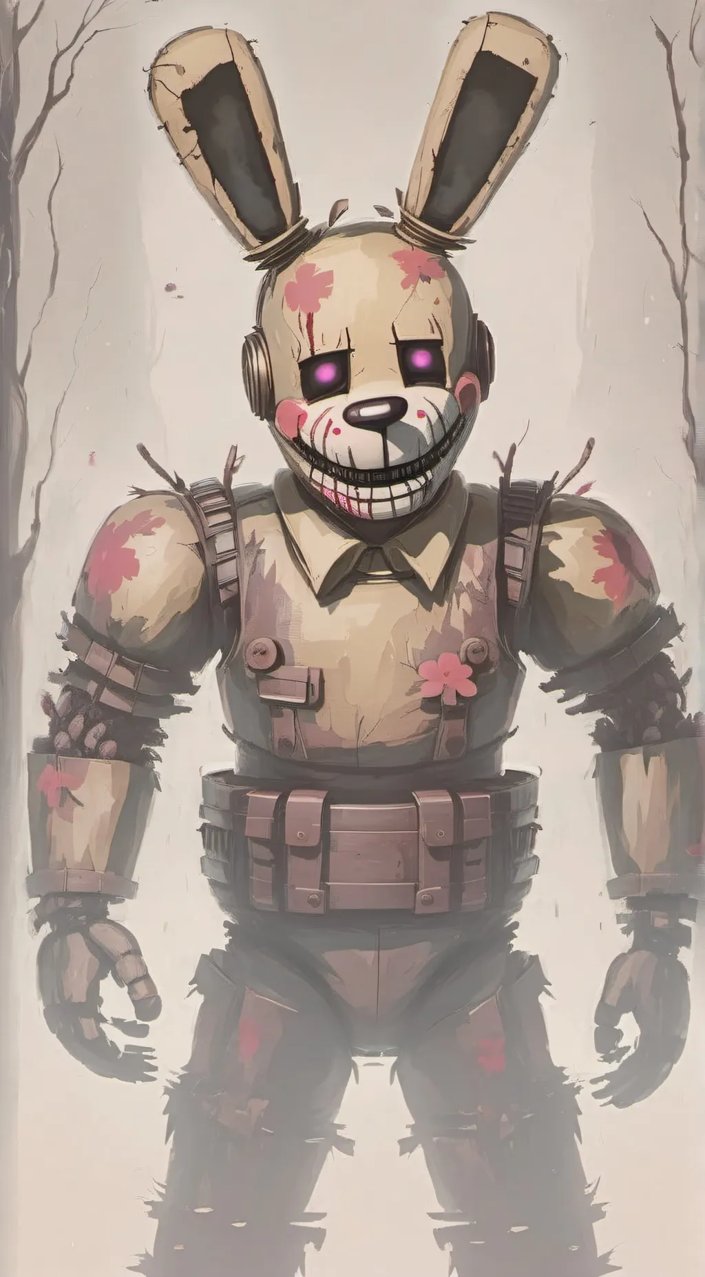 ai character: SpringTrap background