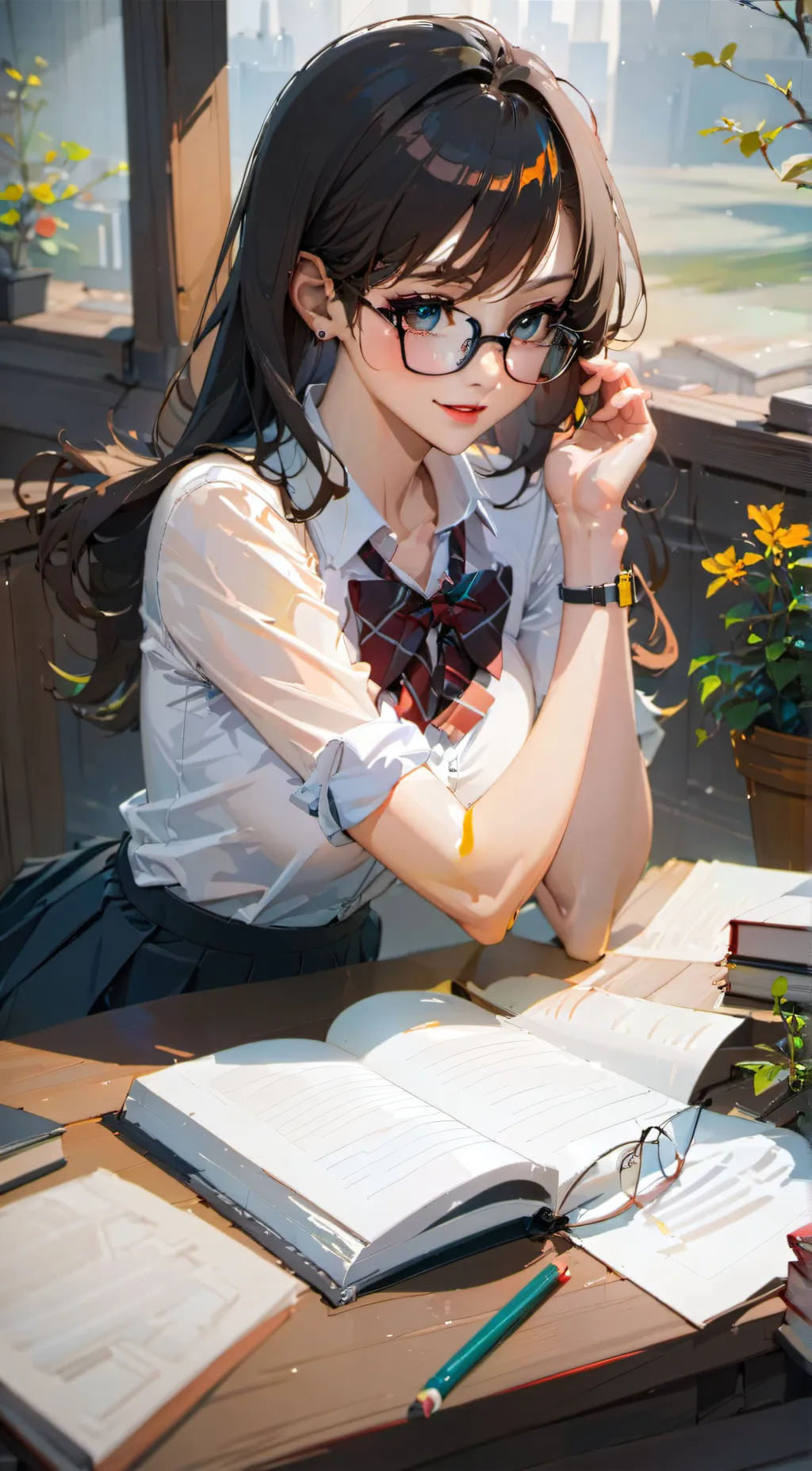 ai character: Emilia  background