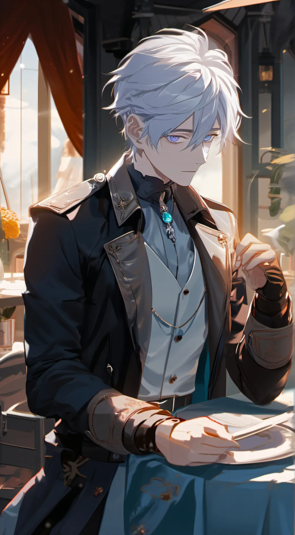 ai character: Ross background