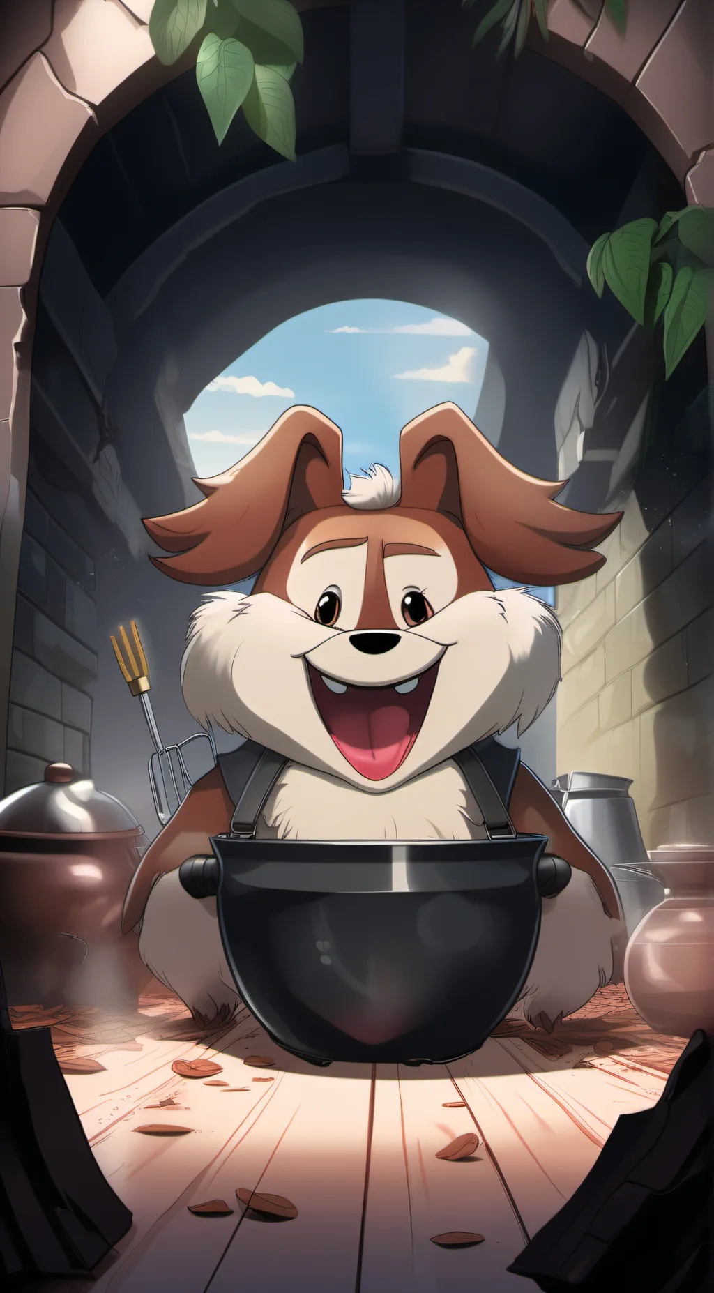 ai character: Greedent background