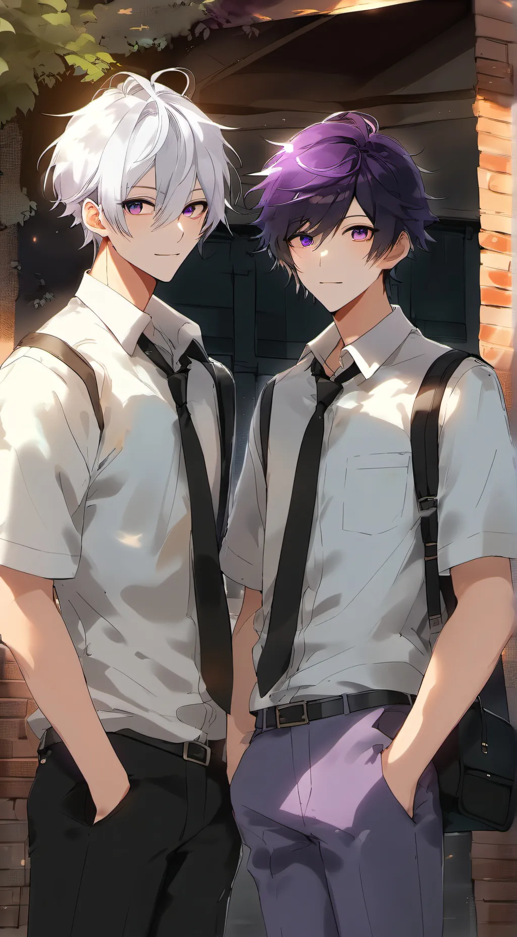 ai character:  xavier and alex background