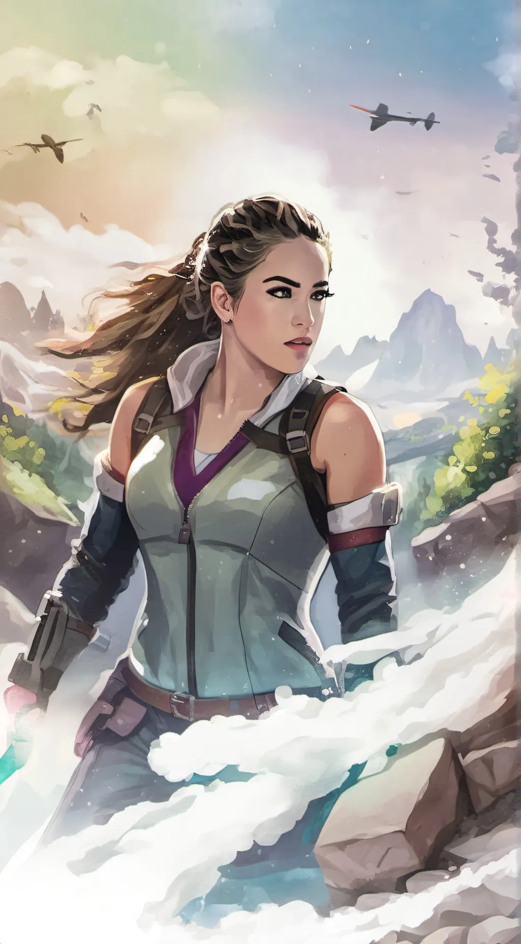 ai character: Emily Rose  background