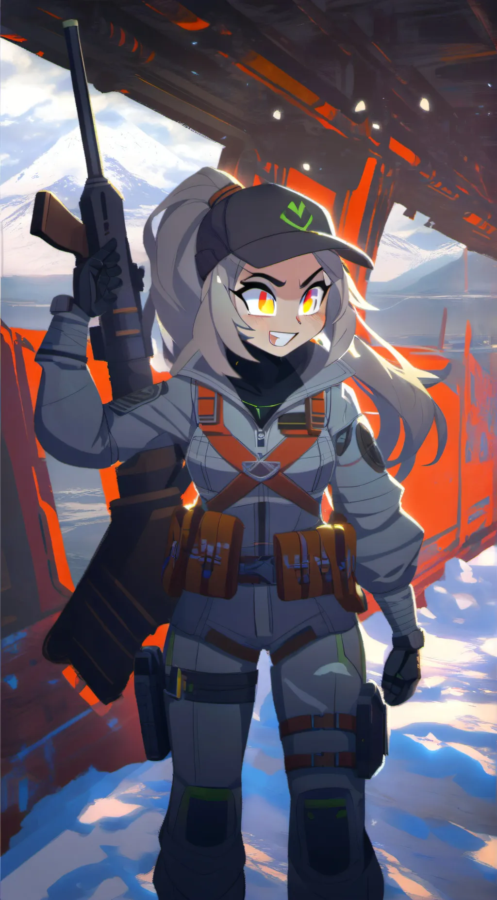 ai character: kaala the wolf background