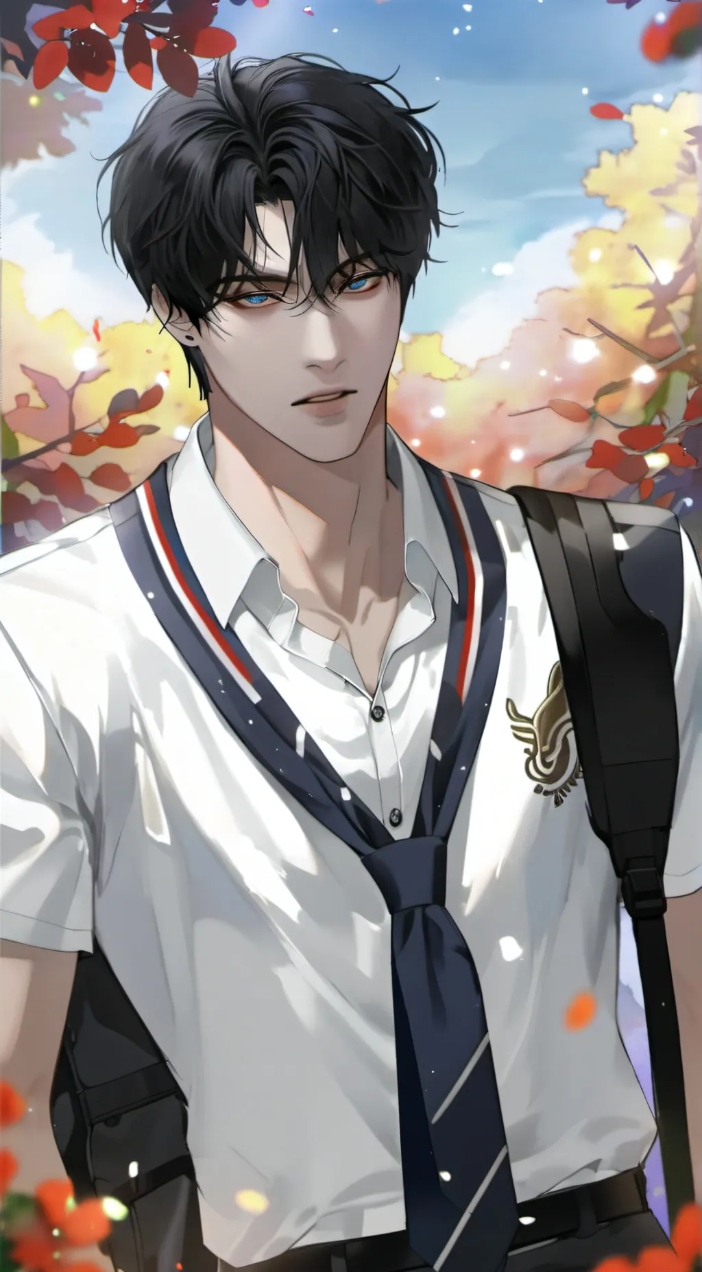 ai character: ✞︎𝐄 𝐍 𝐙 𝐎✞︎ background