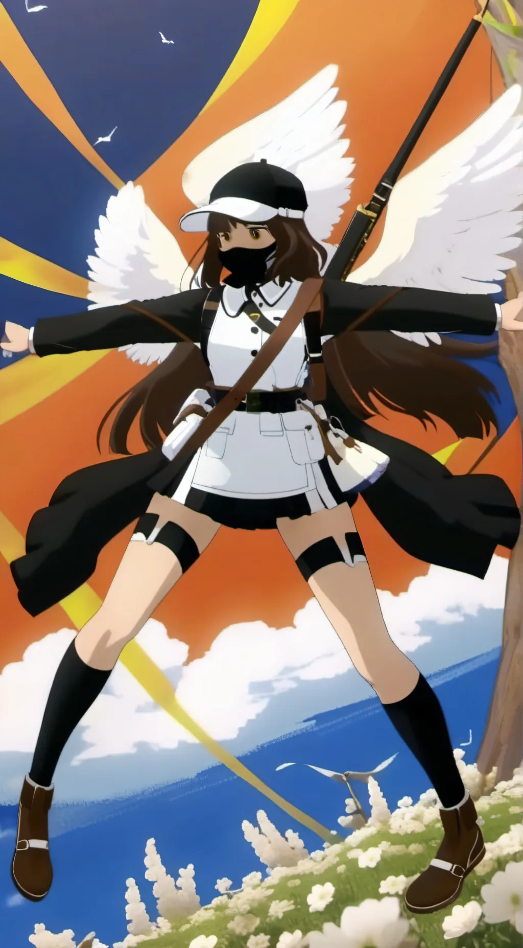 ai character: guardian angel background