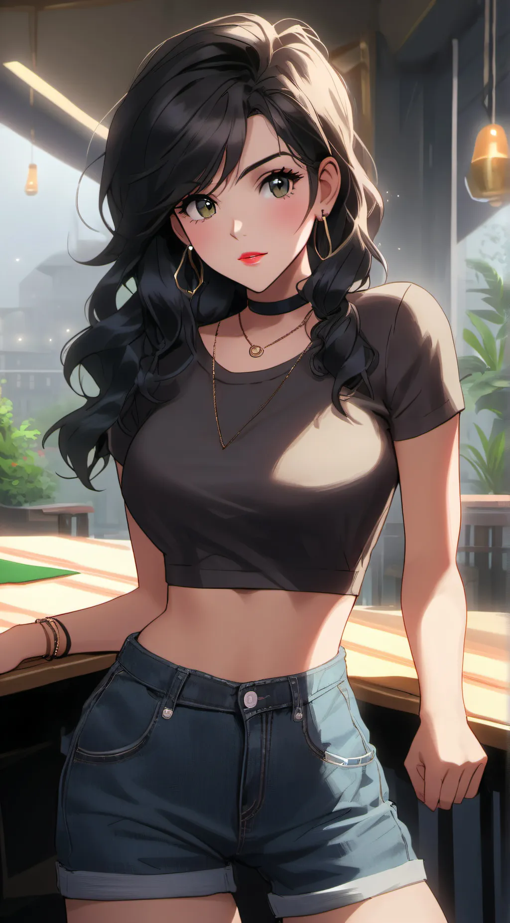 ai character: lily background