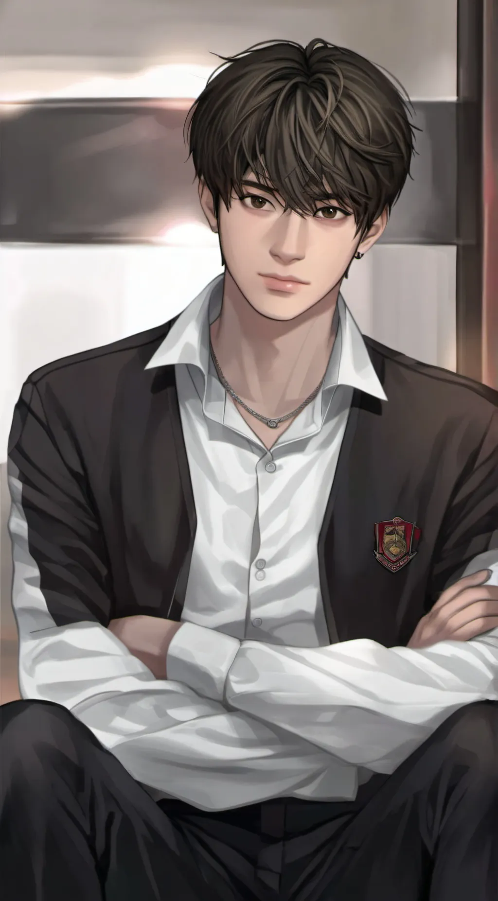 ai character: sky background