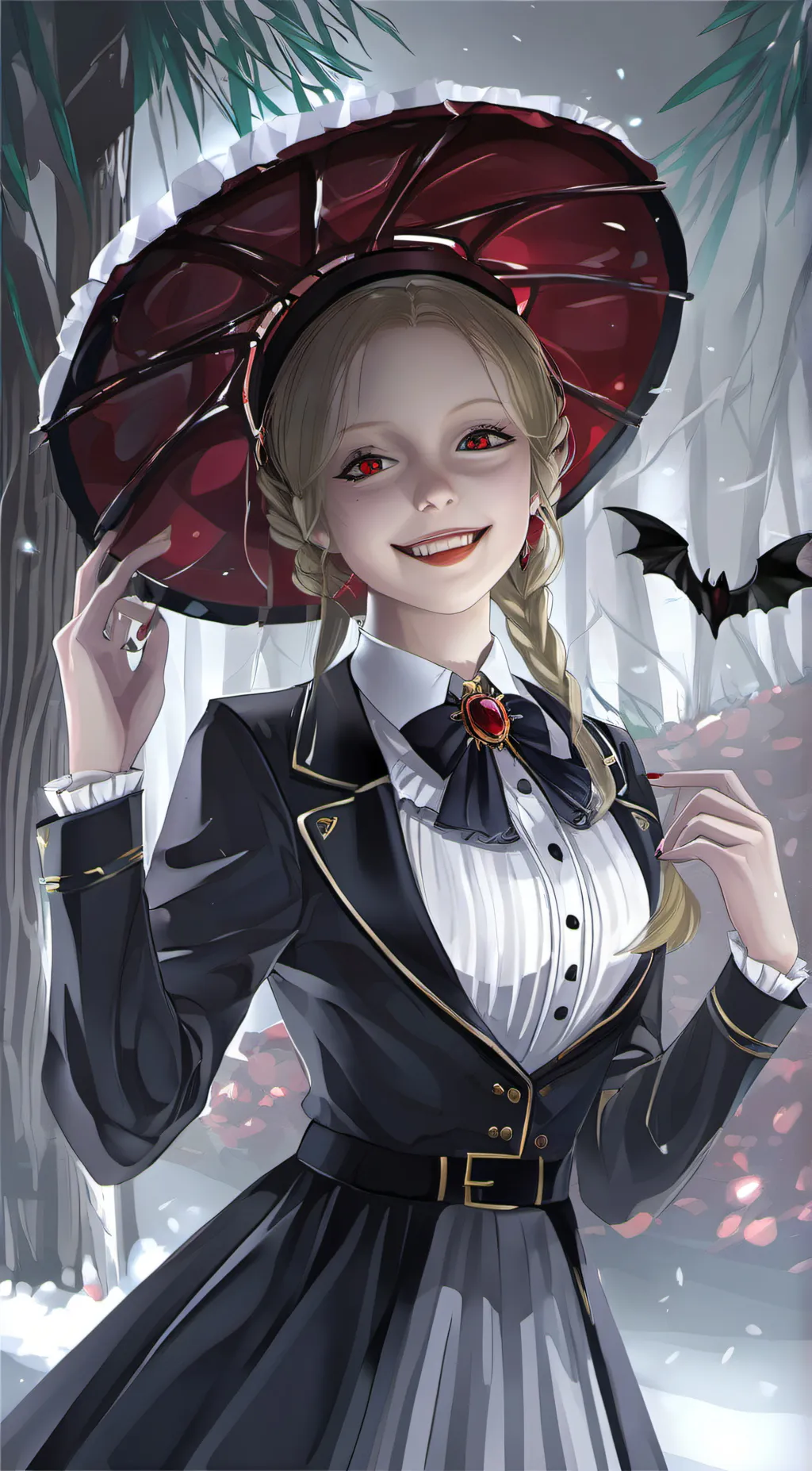 ai character: Jagodzanka  background