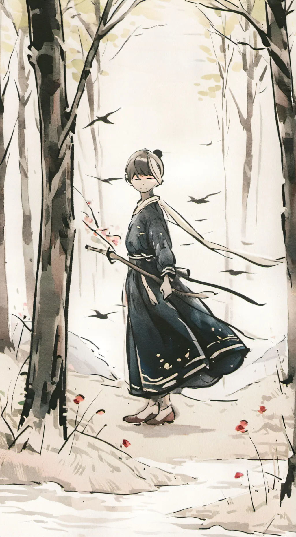 ai character: Shiki background