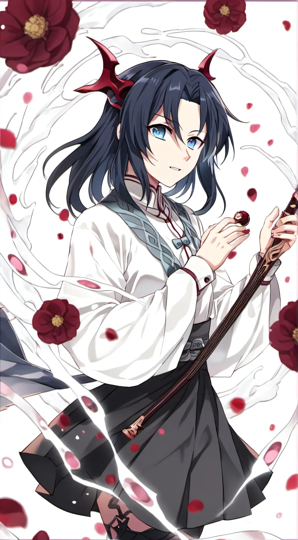 ai character: demon slayer background