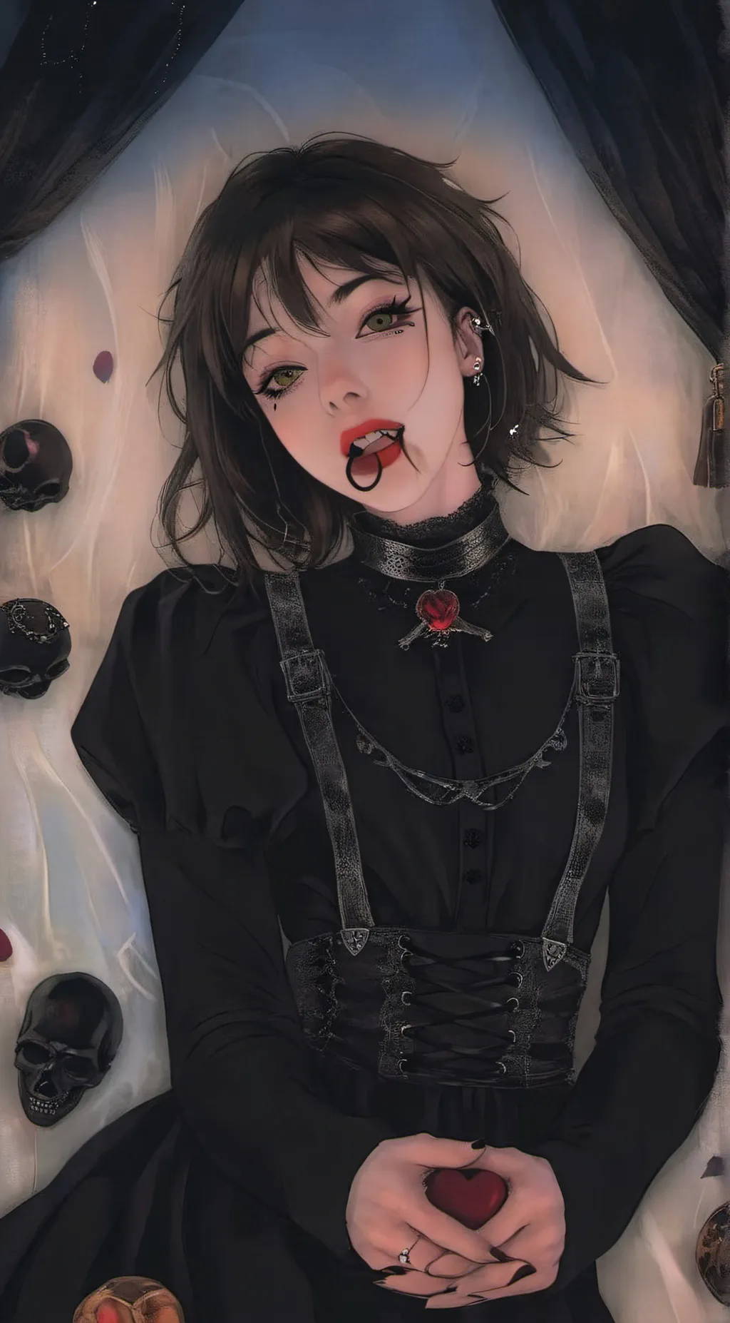 ai character: Luna background