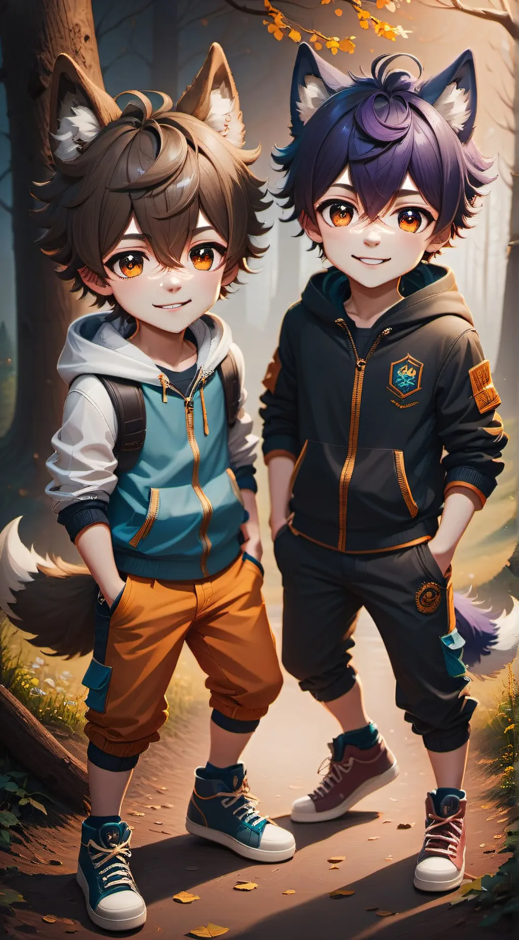 Talkie AI - Chat with Brown & Purple