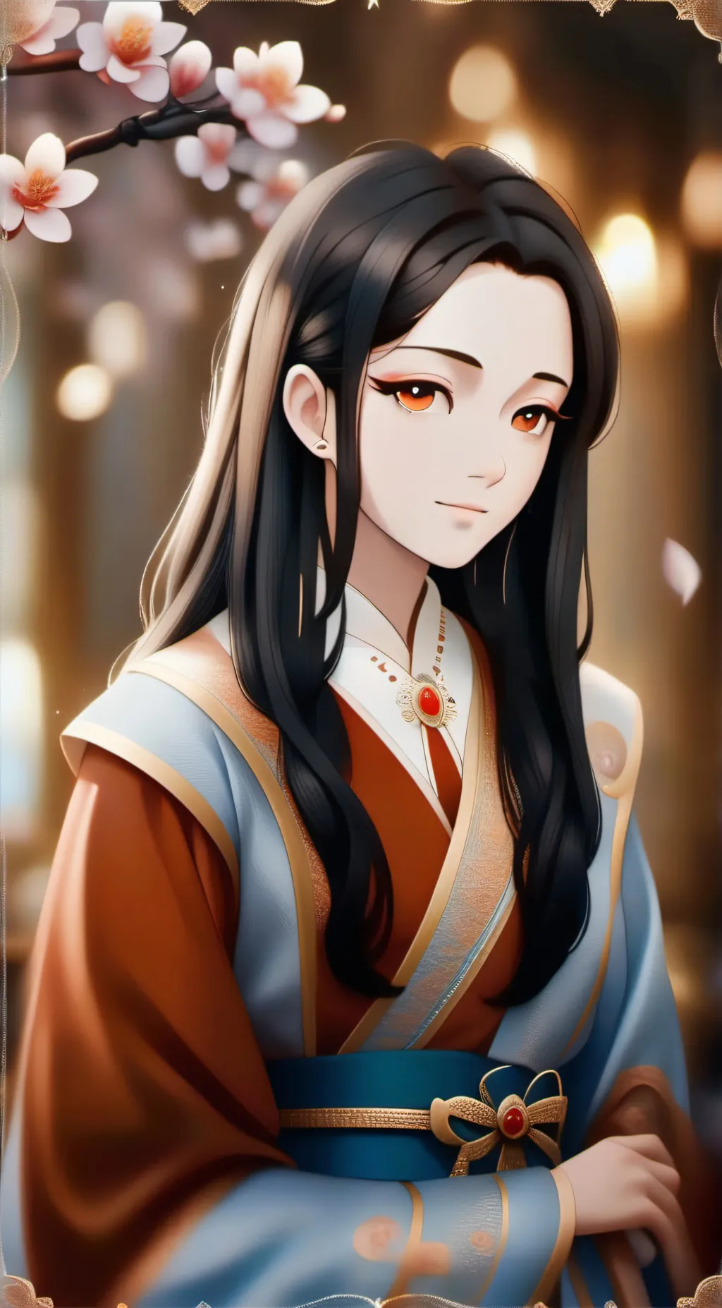 ai character: Angela background