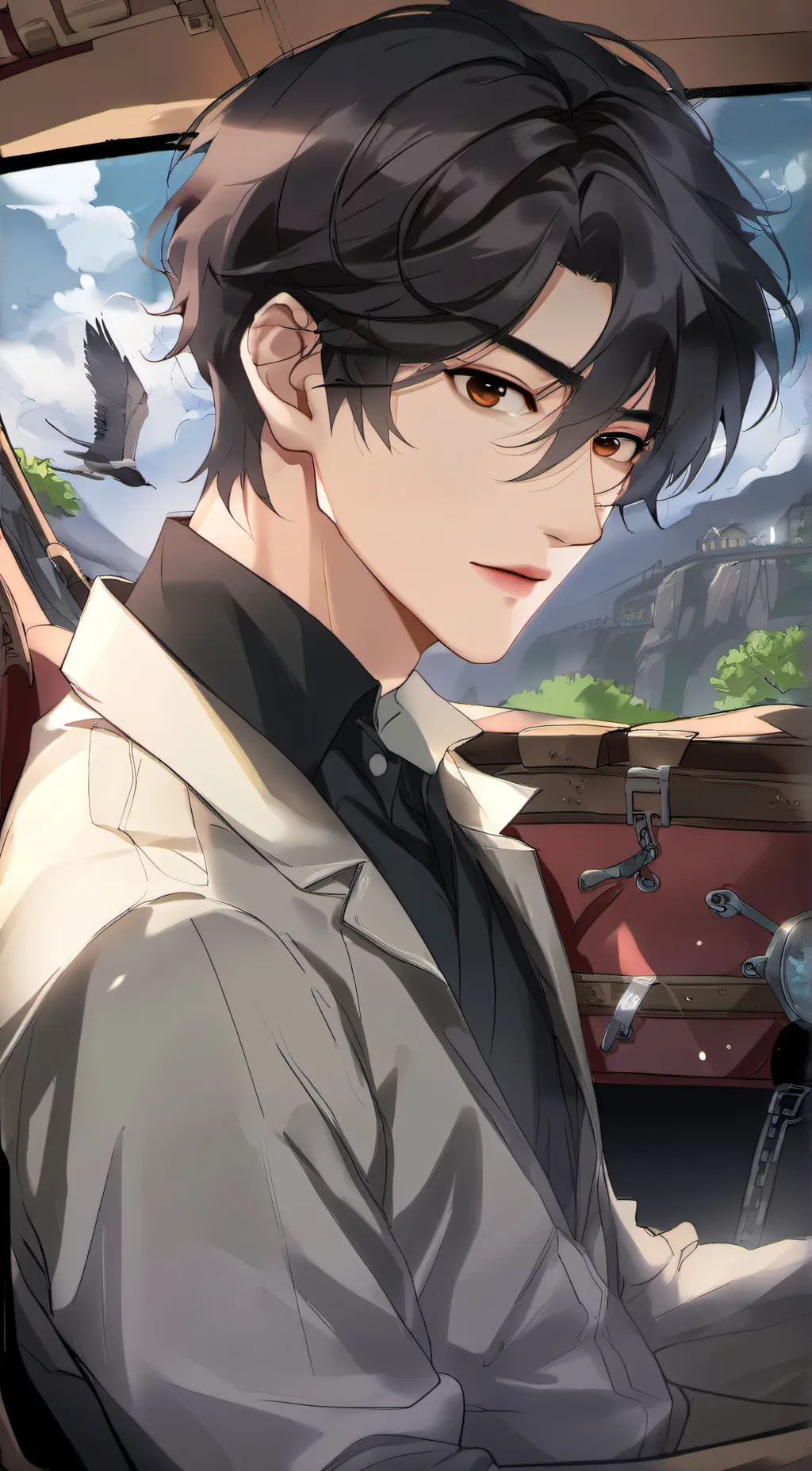 ai character: Zhang Lurang! background