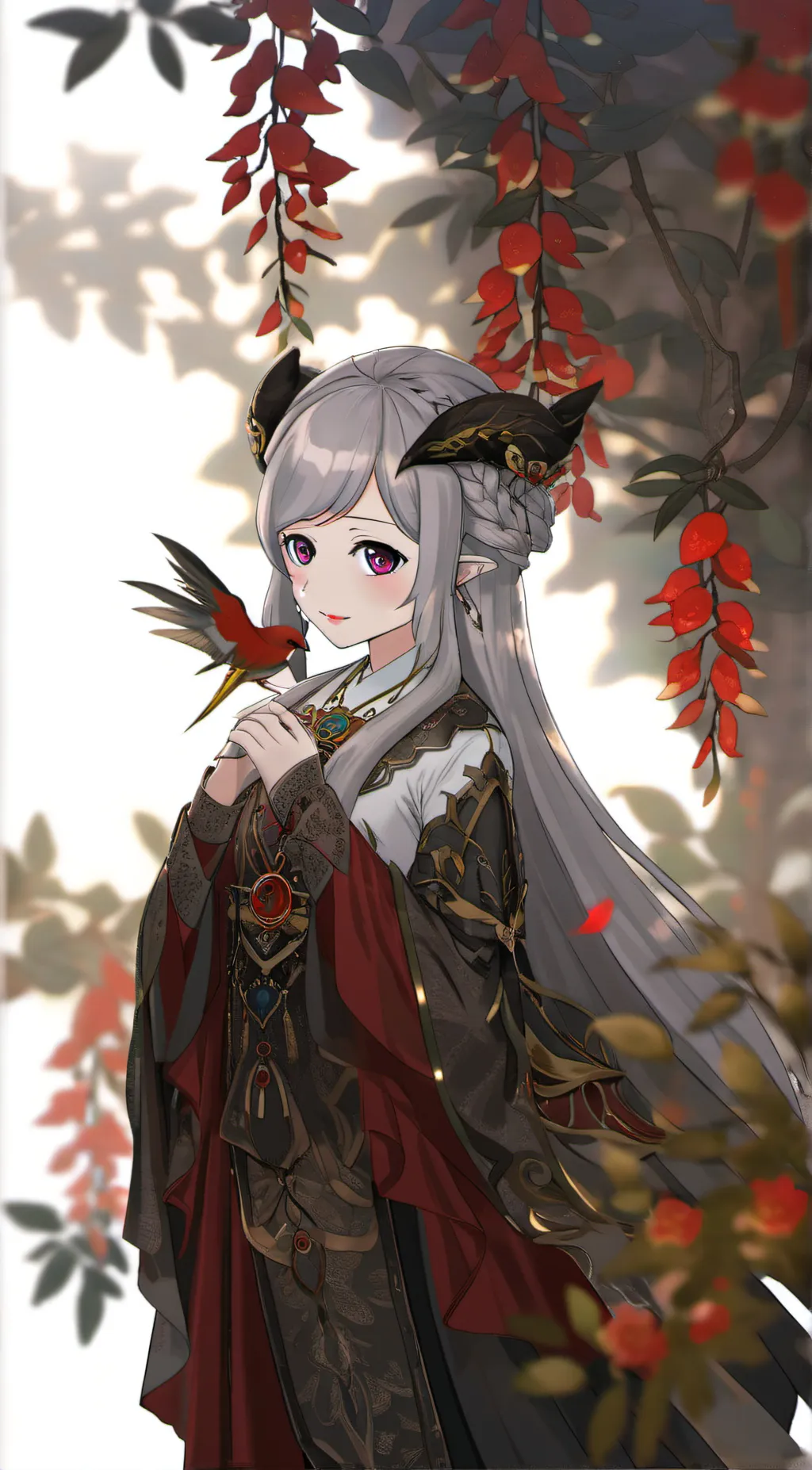 ai character: Sakura  background