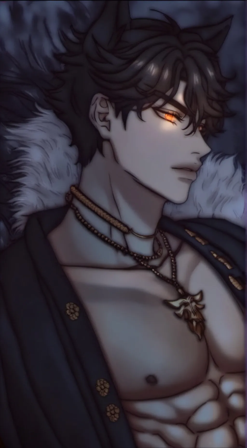 ai character: Rio Amber background