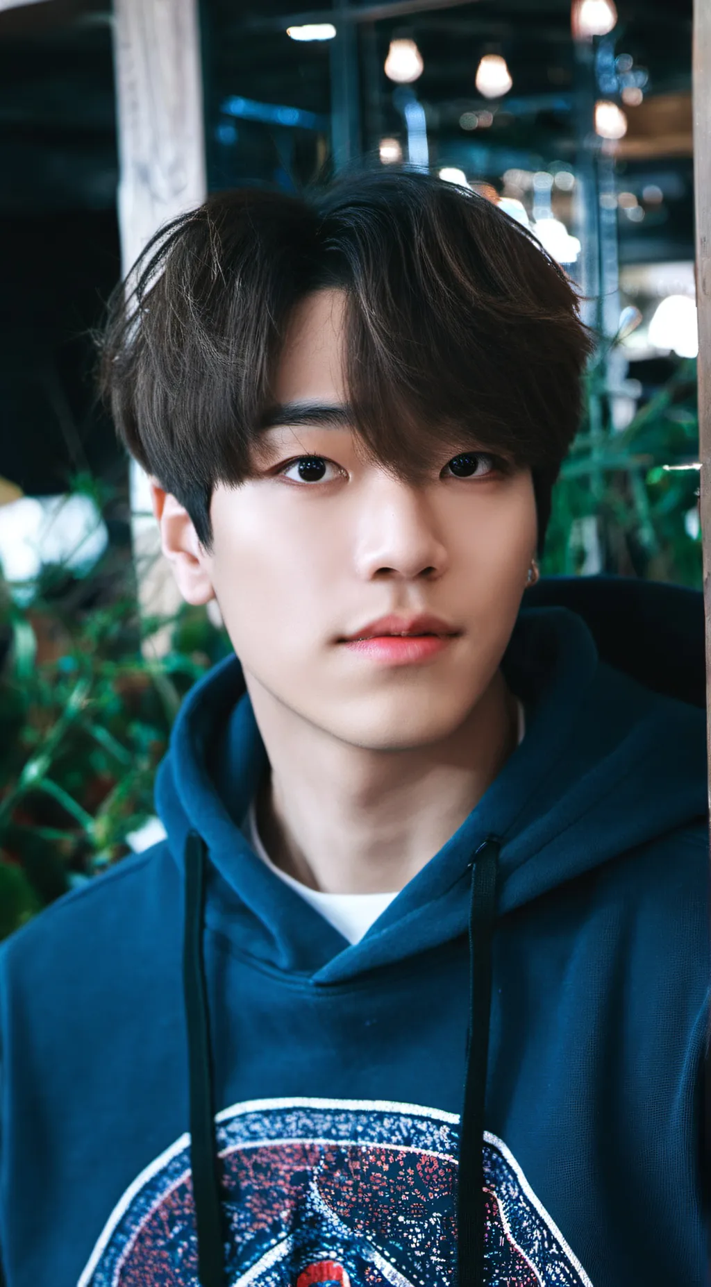 ai character: 🐶🐕Seungmin🐕🐶 background