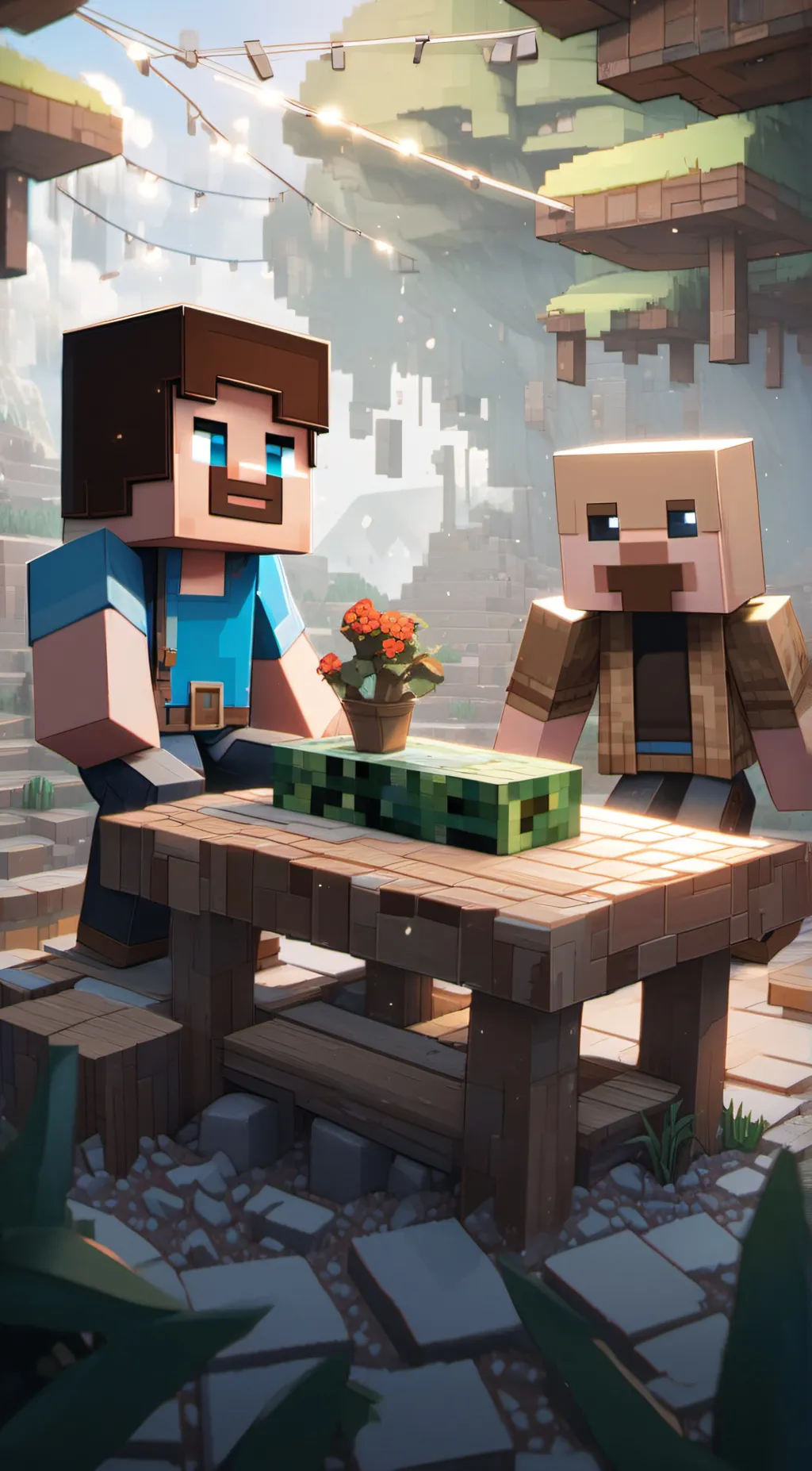 ai character: steve background