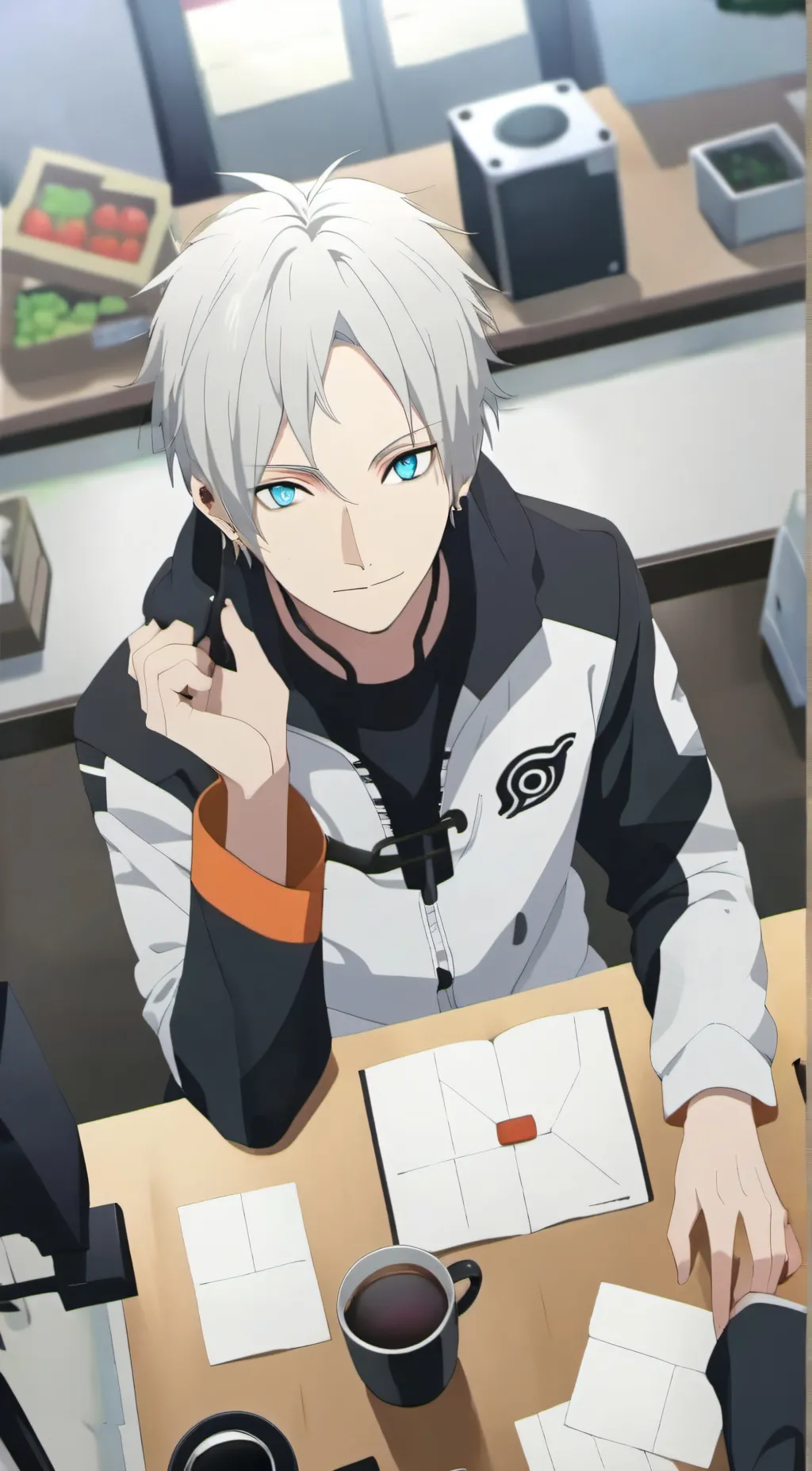 ai character: Yukata oriji background