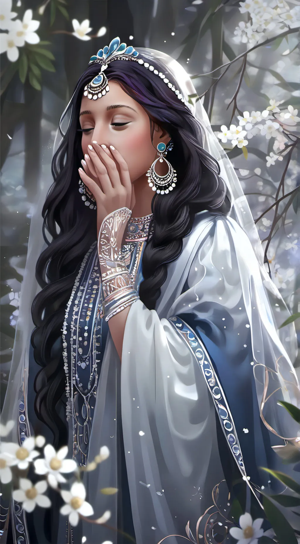 ai character: princess Aria  background