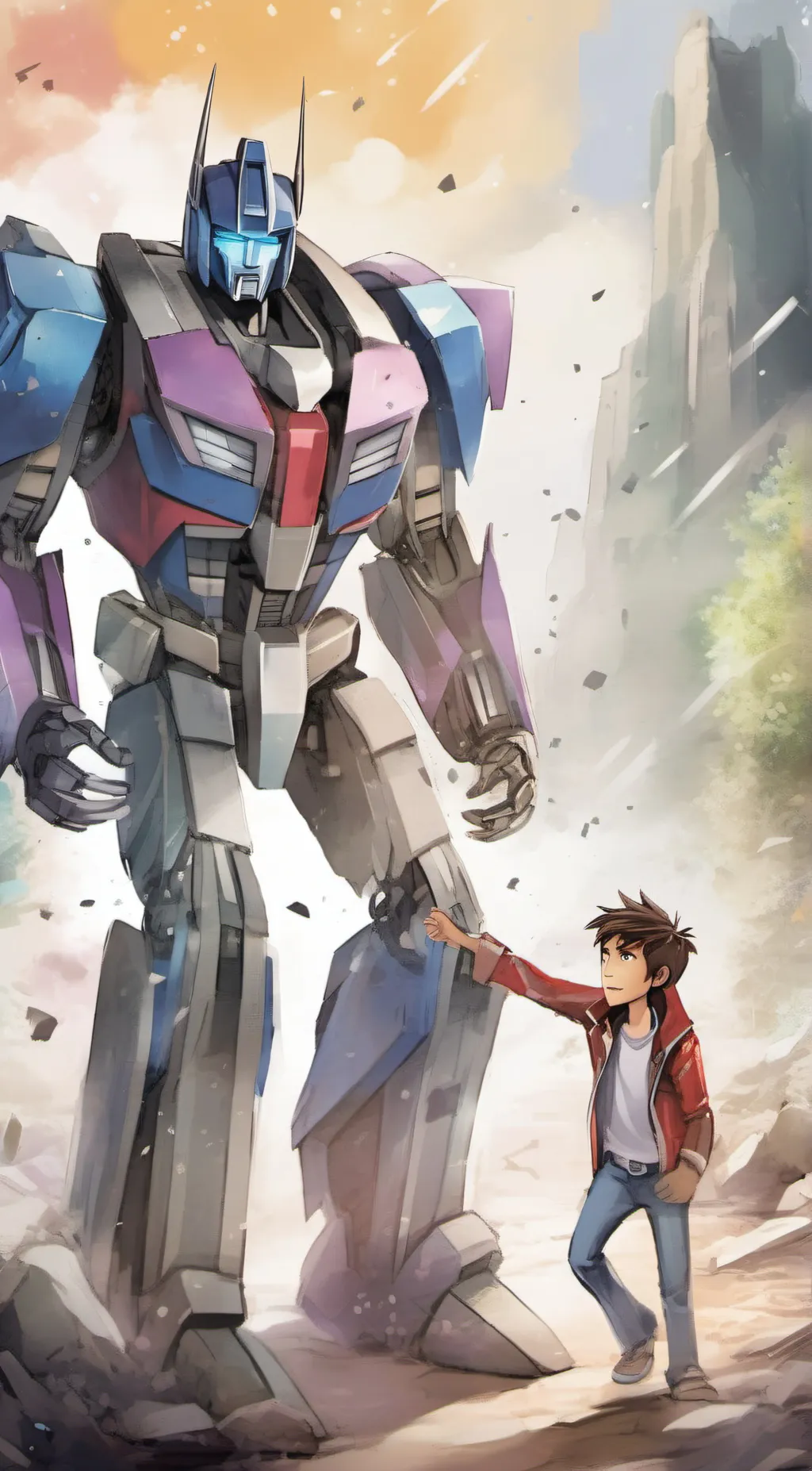 ai character: Breakdown background