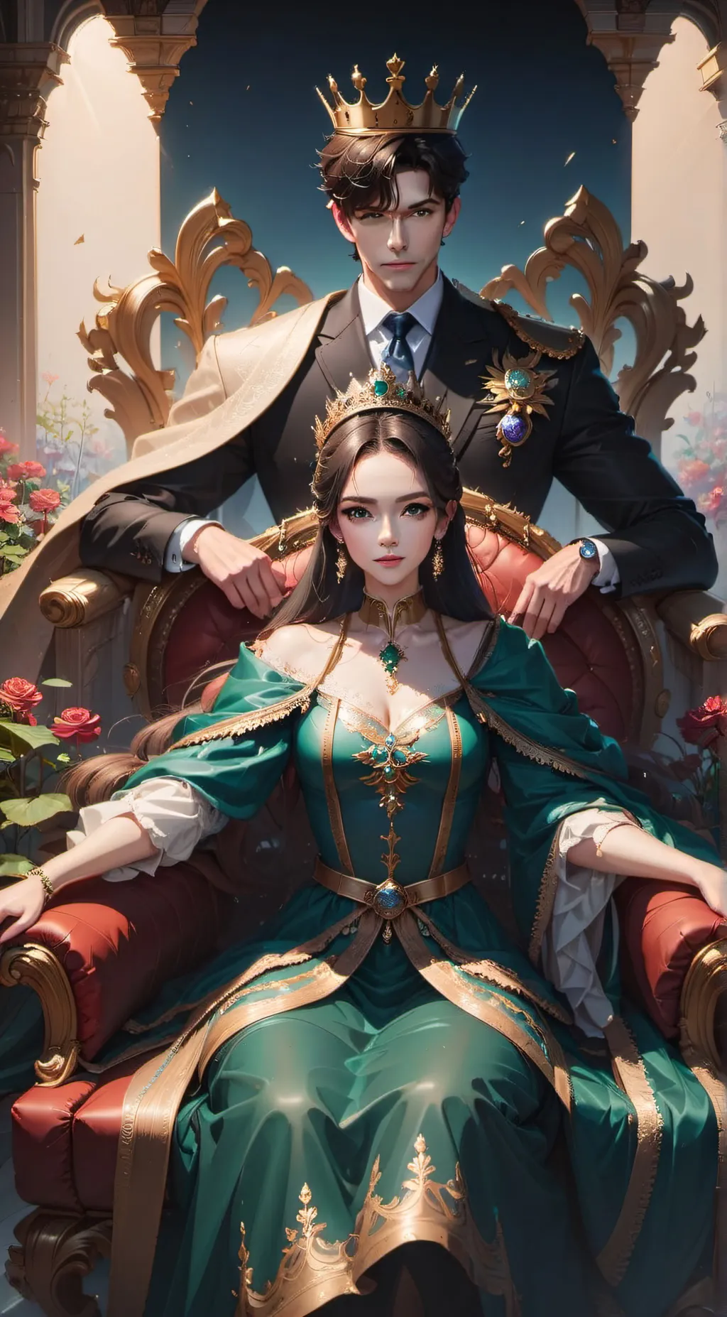 ai character: Royals of England background