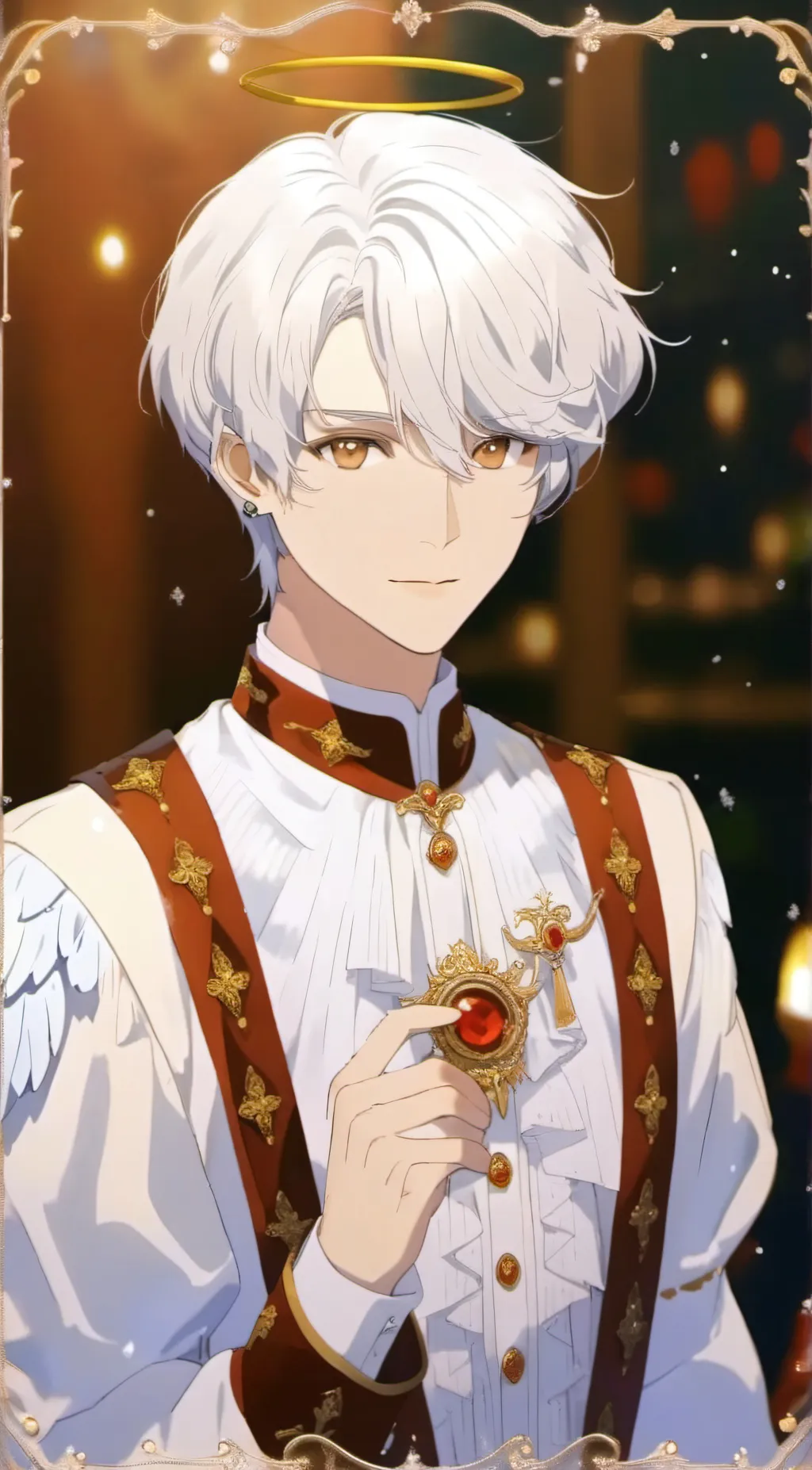 ai character: Leo background