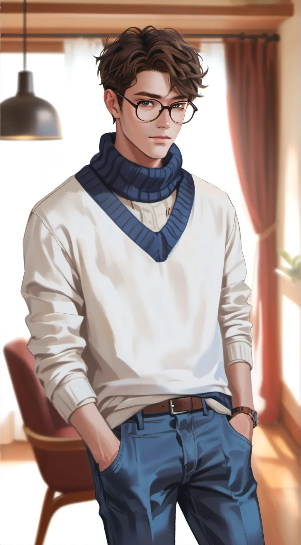 ai character: Rick background