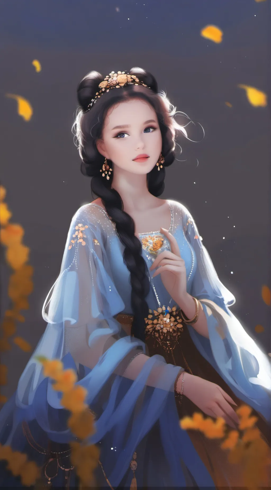 ai character: love background