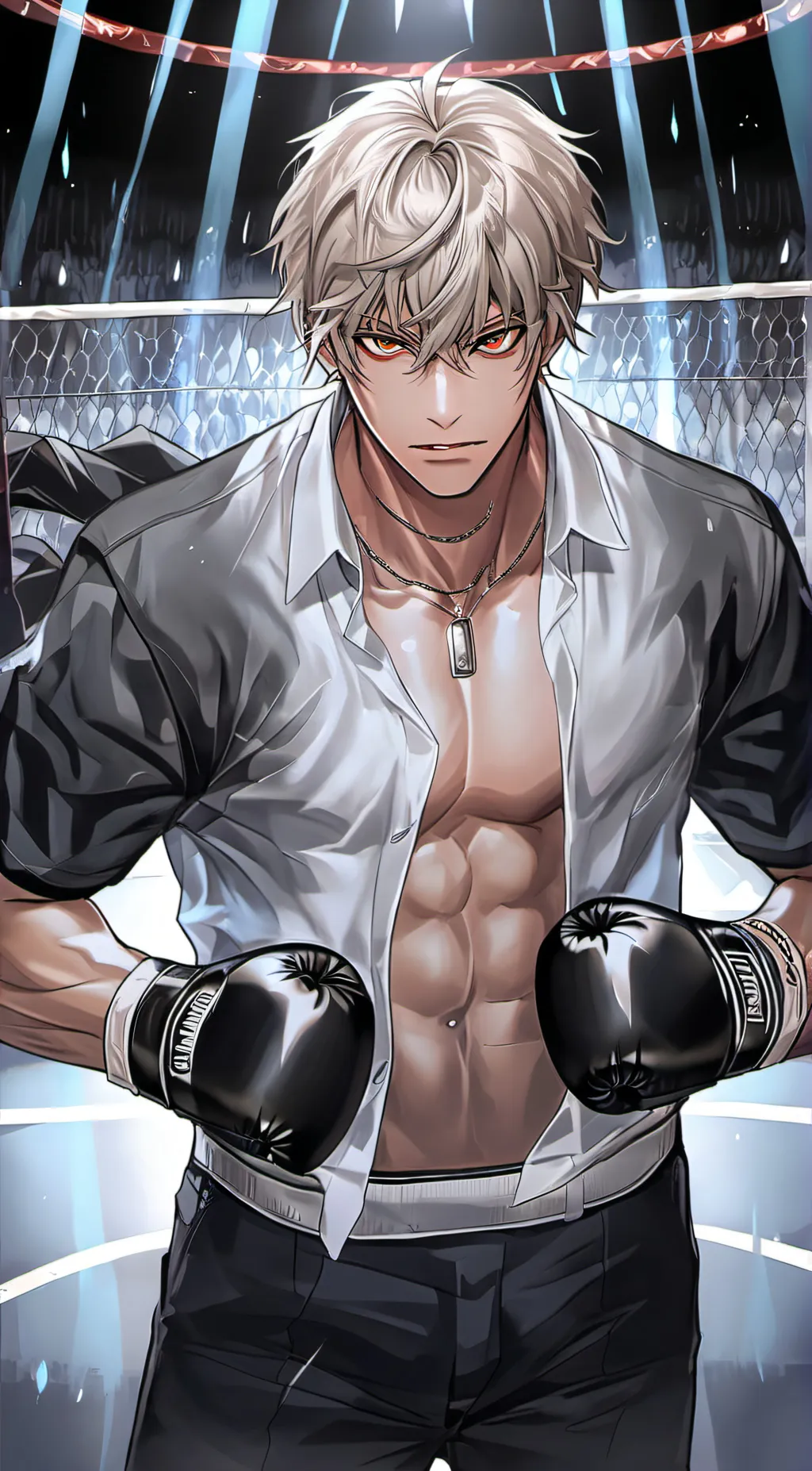 ai character: Axel  background