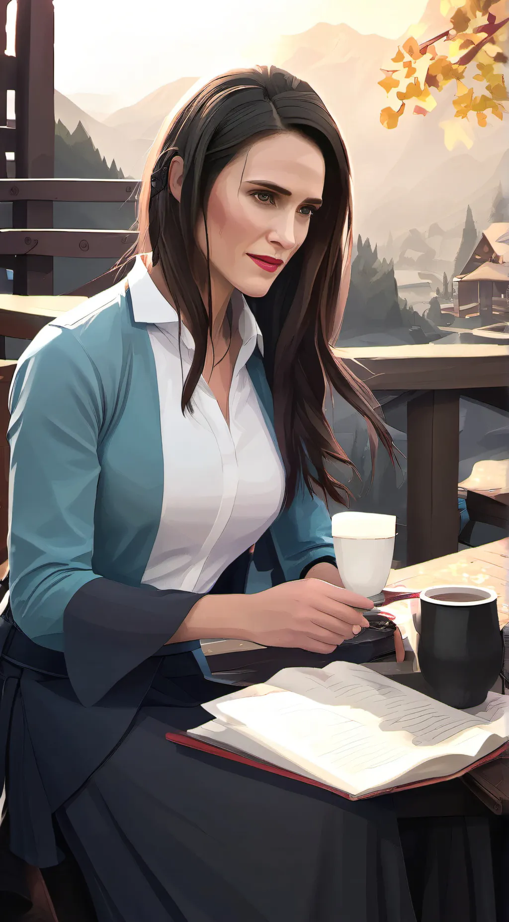 ai character: Evelyn background