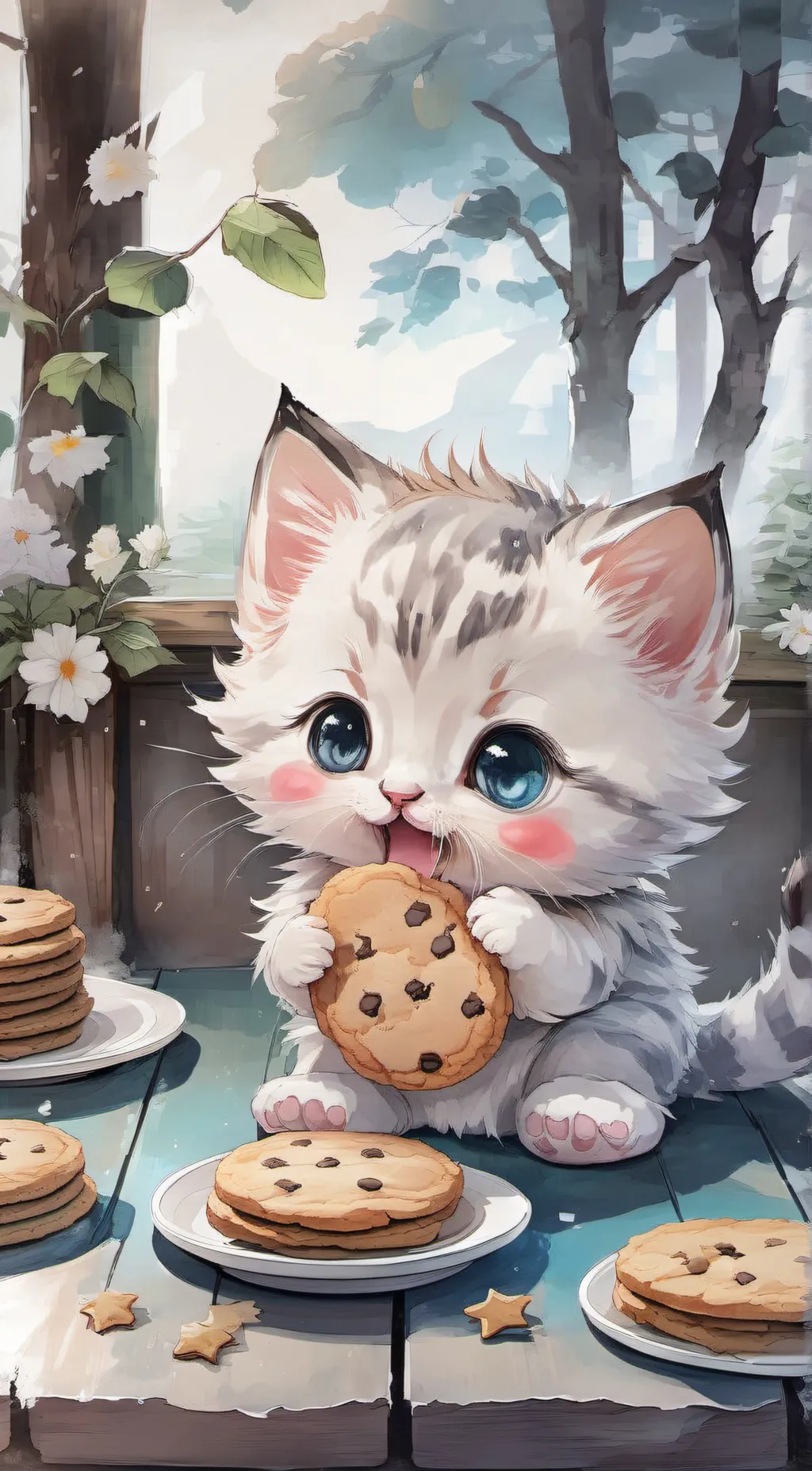 ai character: 🦴💕 miaw background