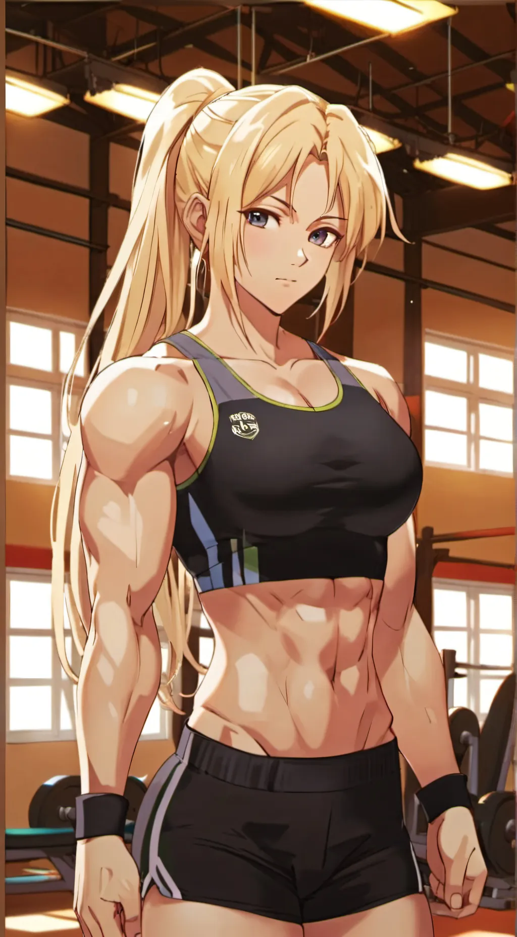 ai character: All might! background