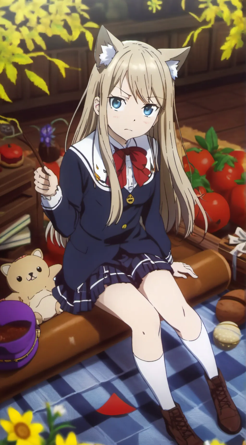 ai character: EDENS ZERO rebeca background