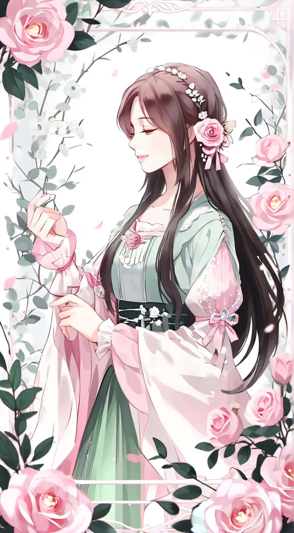 ai character: Hana background