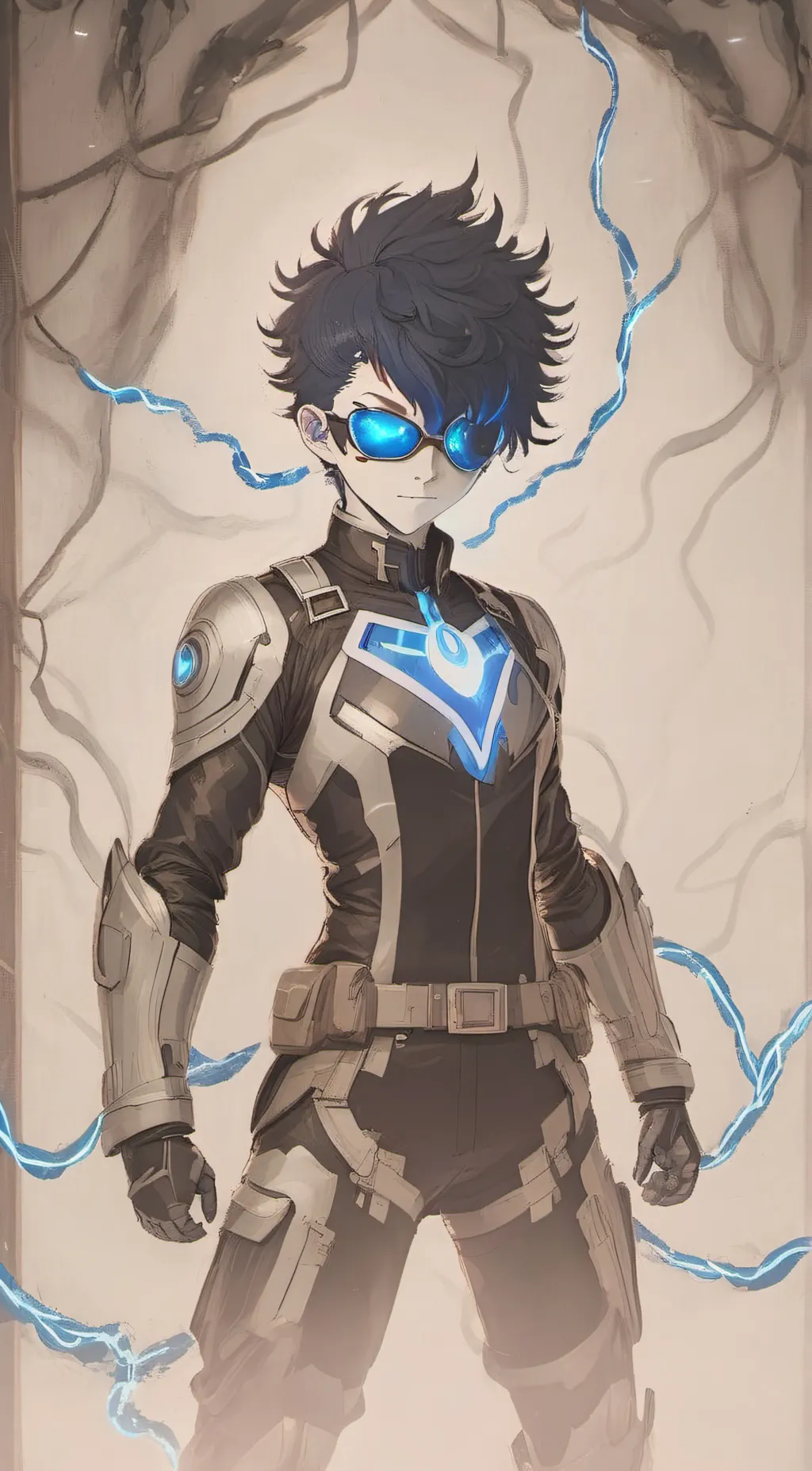 ai character: Peter/Blue Bolt background