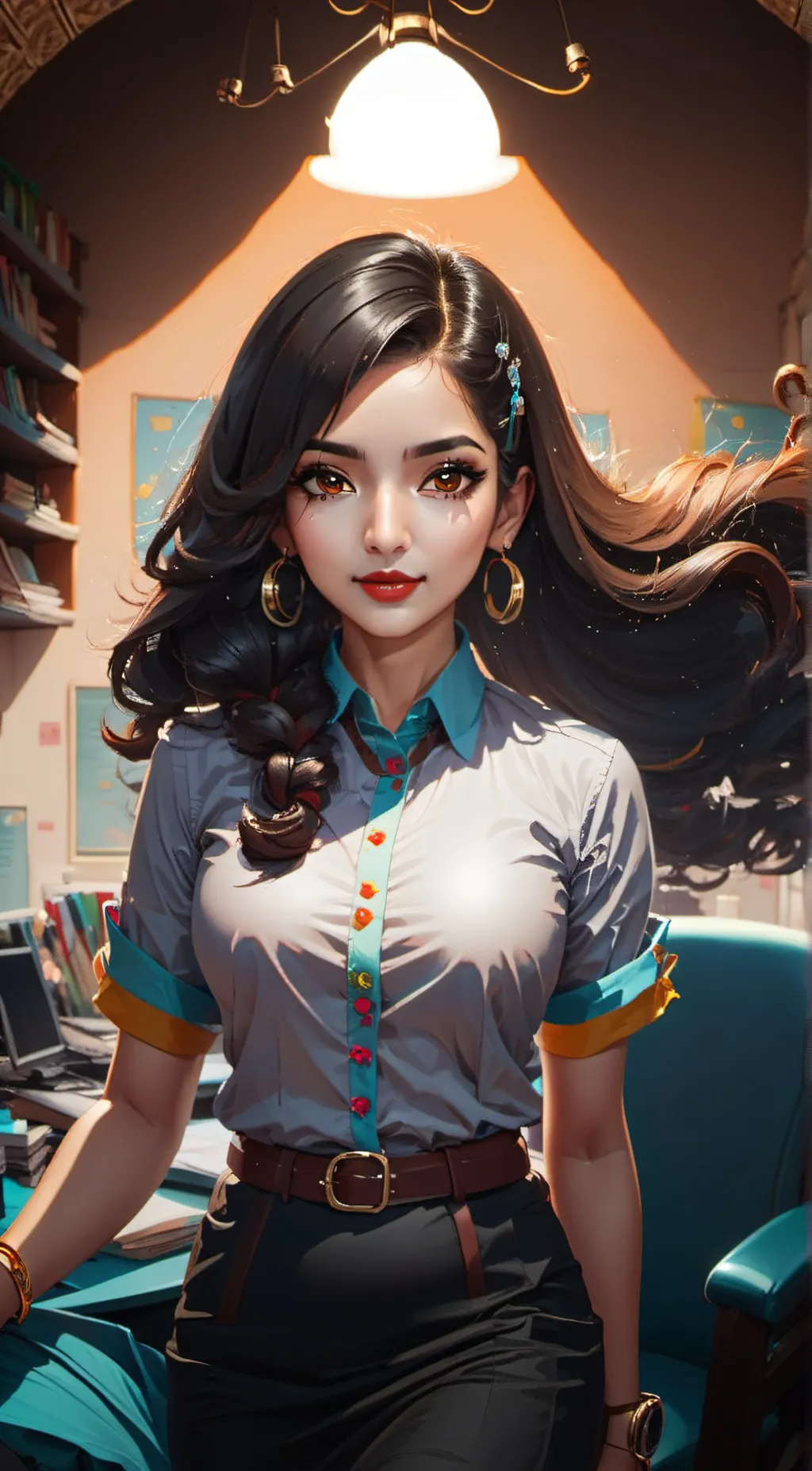 ai character: veshnavi background