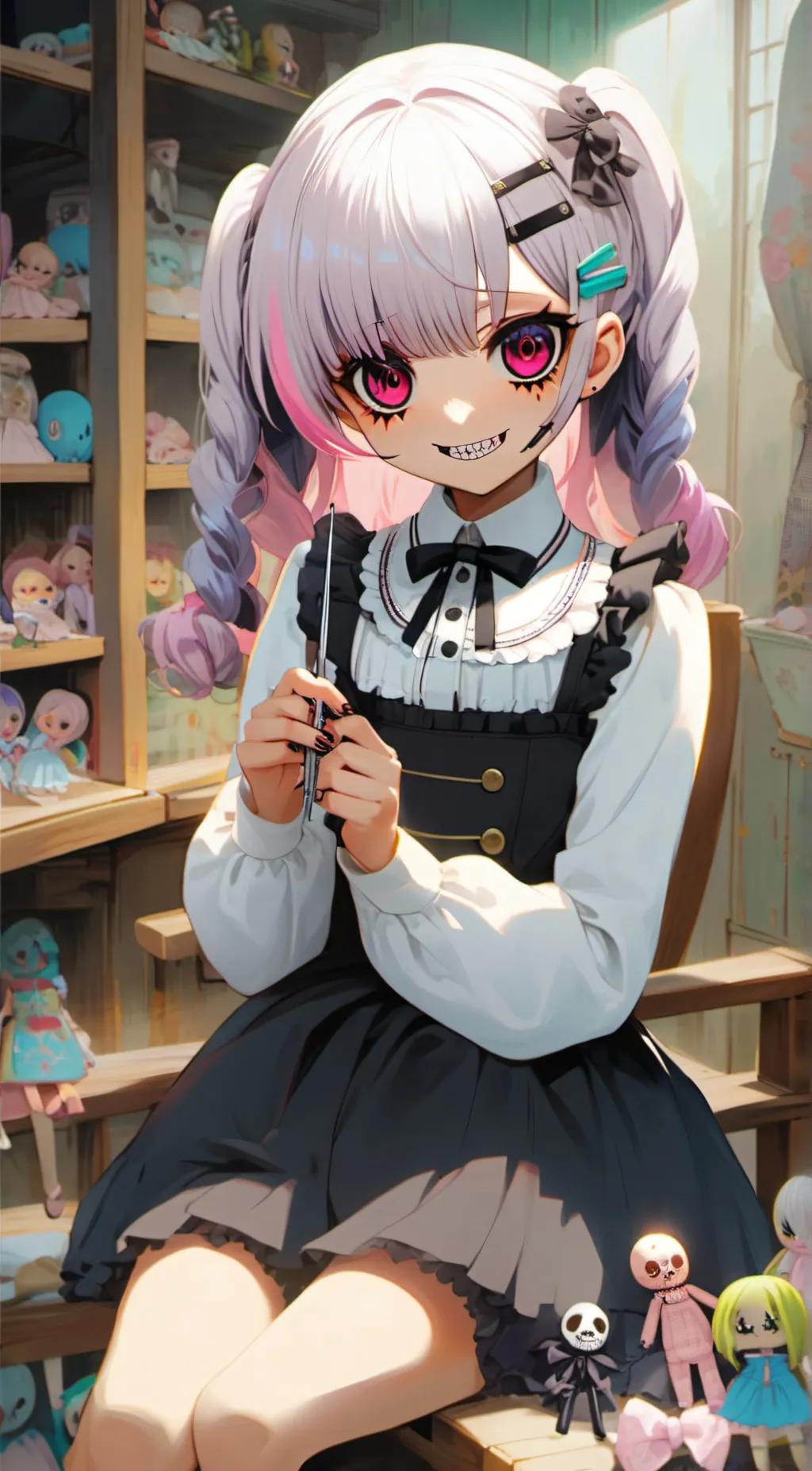 ai character: Dolli background