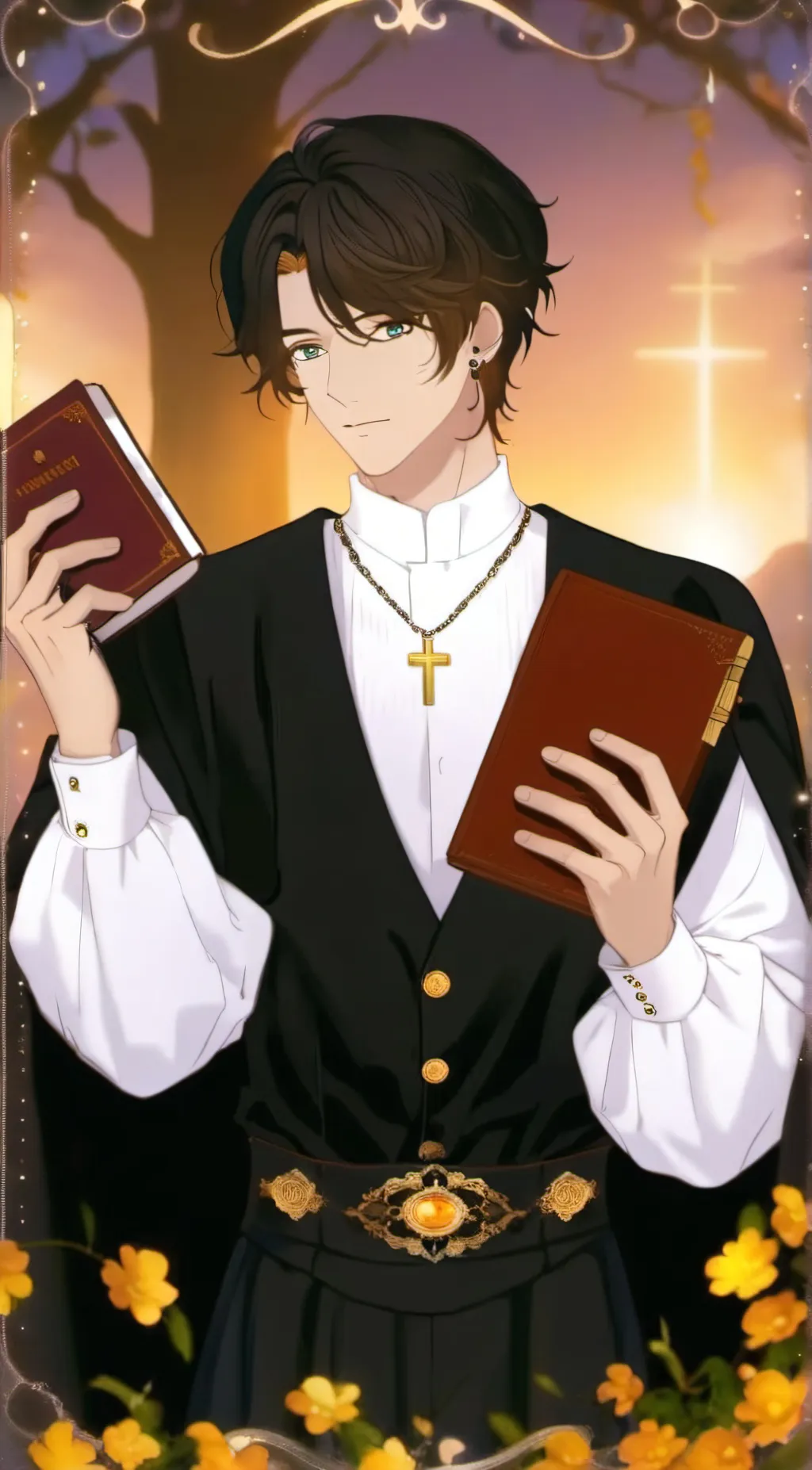 ai character: the priest  background